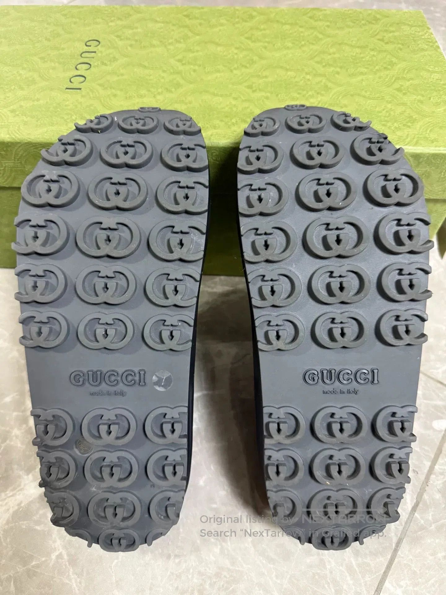 Gucci gucci interlocking rubber slide sandals for men. Size US 8 / EU 41 - 6 Thumbnail