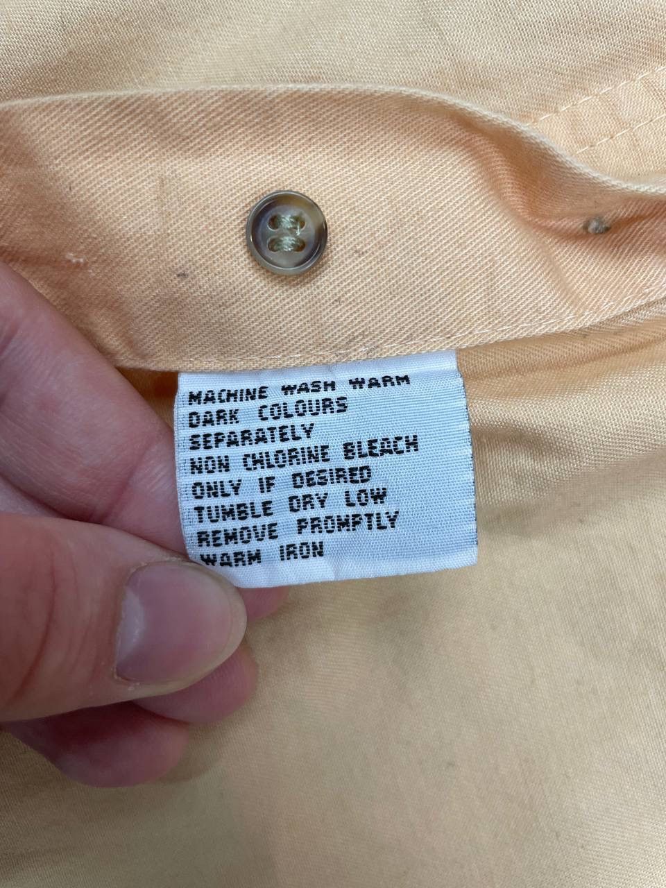 Chaps Ralph Lauren Chaps Ralph Lauren Vintage Men Shirt Button Down Yellow Size US L / EU 52-54 / 3 - 6 Thumbnail