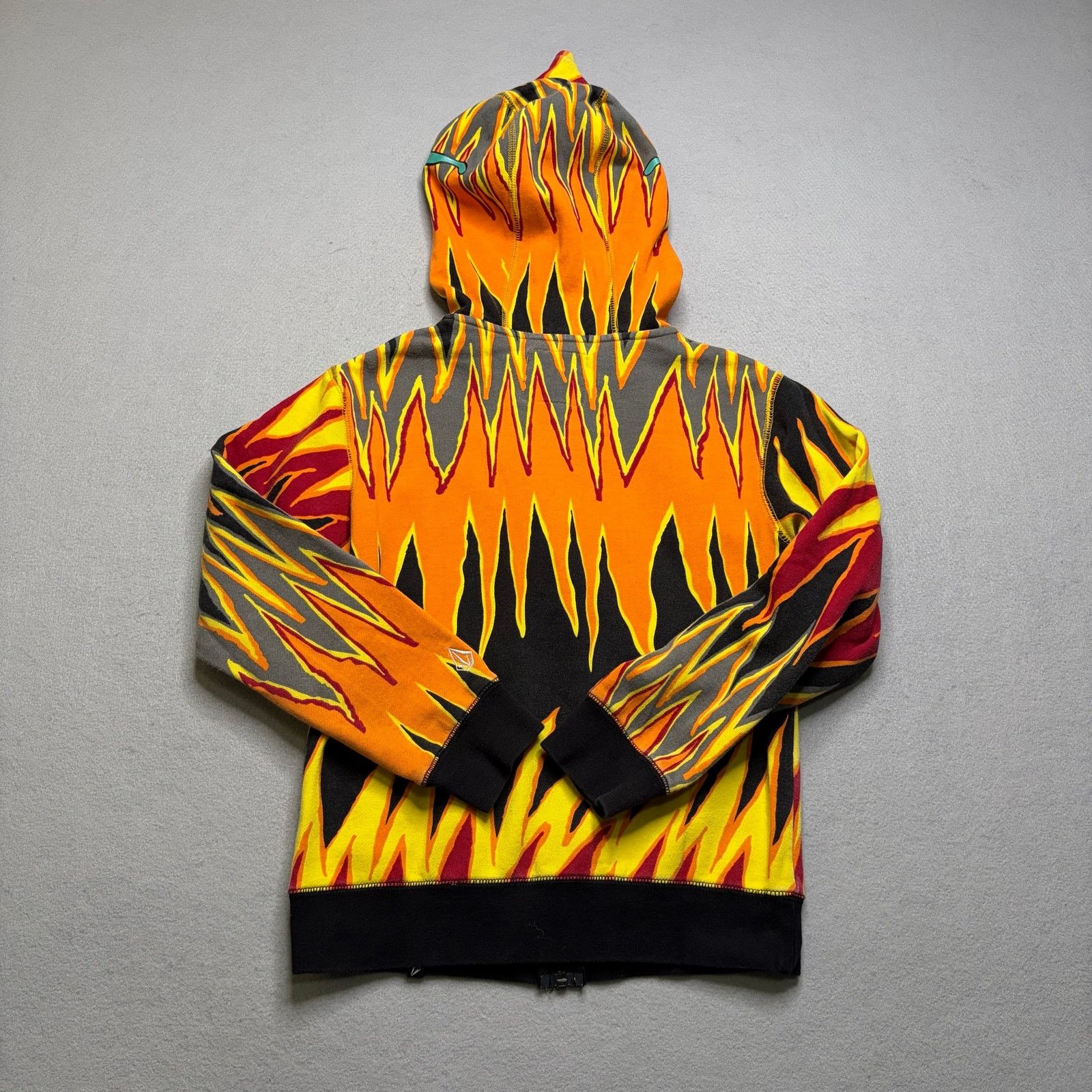 Volcom Volcom Flame Full Zip Hoodie Mask Face Surf Y2K Men’s XXS Size US XS / EU 42 / 0 - 2 Thumbnail