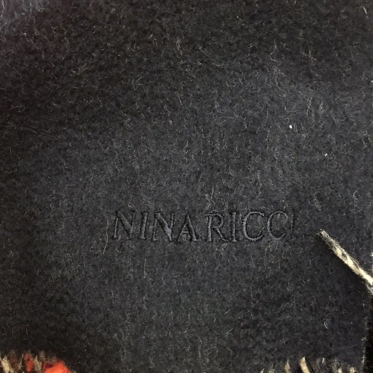 Nina Ricci × Vintage Vintage NINA RICCI Embroidered Minimalist Design Black Size ONE SIZE - 3 Thumbnail
