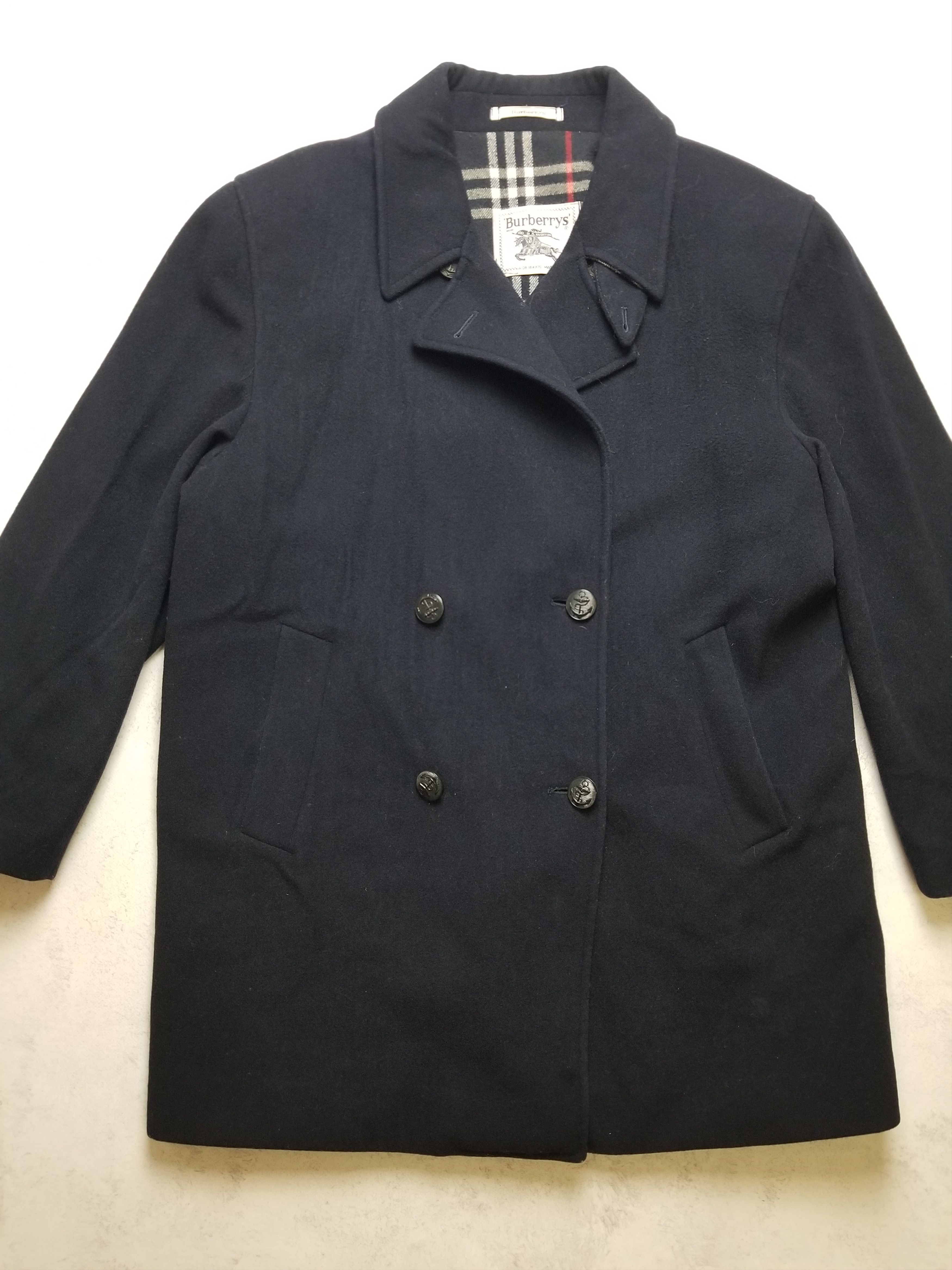 Burberry VTG Burberry Coat Jacket Wool Overcoat Size 34½ inch / 44 Size US S / EU 44-46 / 1 - 11 Thumbnail