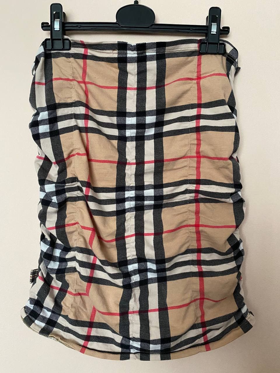 Burberry × Vintage 📌 RARE Burberry NOVA CHECK tube top Size XL / US 12-14 / IT 48-50 - 5 Thumbnail