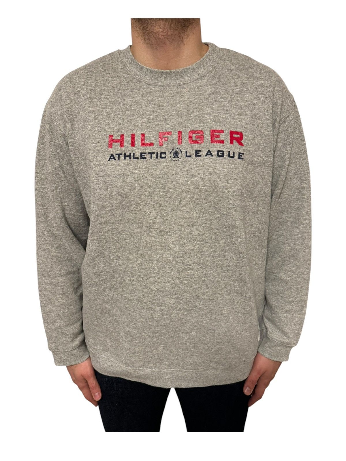 Tommy Hilfiger × Tommy Jeans × Vintage Tommy Hilfiger Athletic League Sweatshirt Top XL Size US XL / EU 56 / 4 - 1 Thumbnail