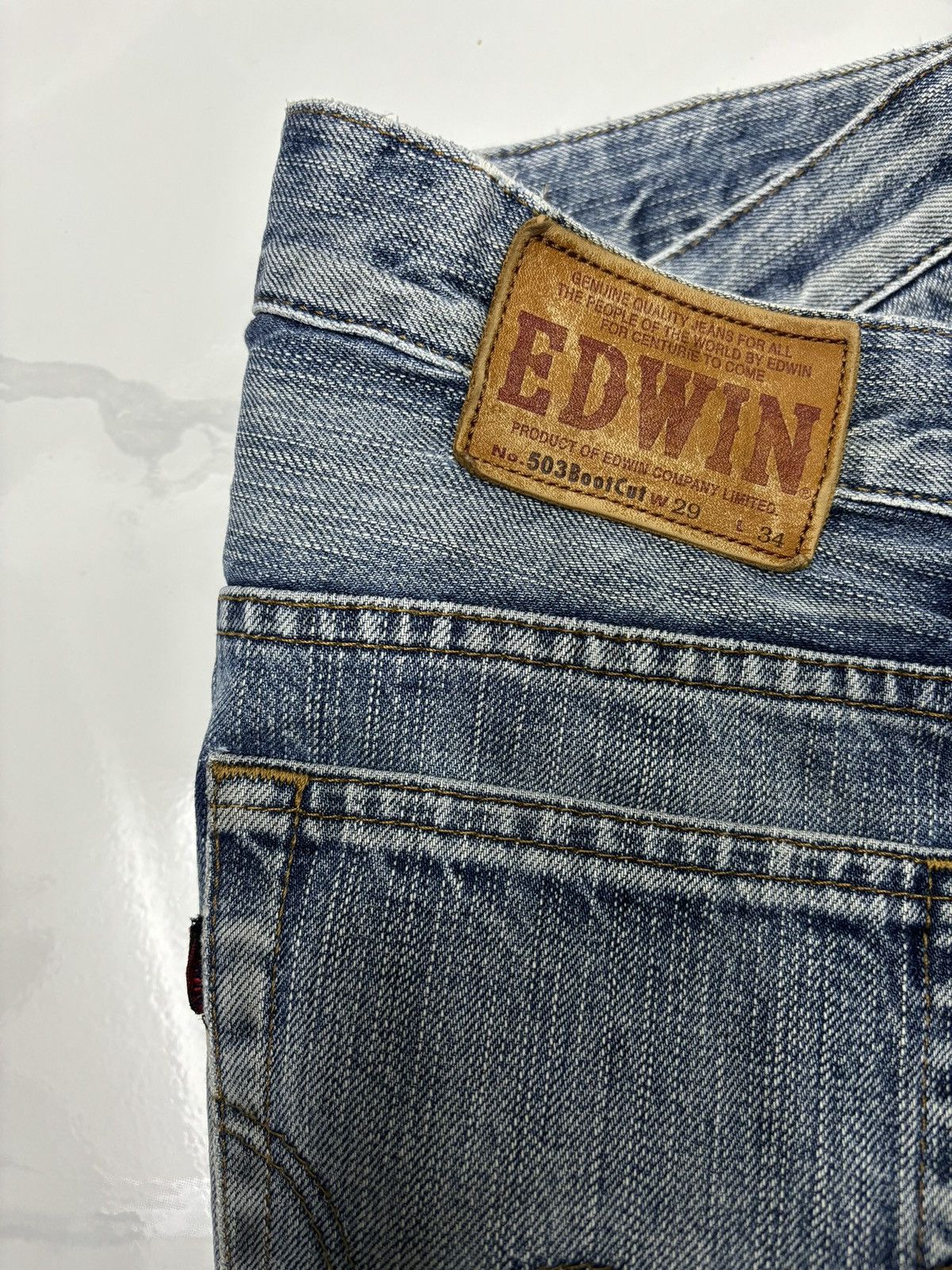 Edwin EDWIN REBEL BOOTCUT DISTRESSED FLARE DENIM JEANS Size US 29 - 9 Thumbnail