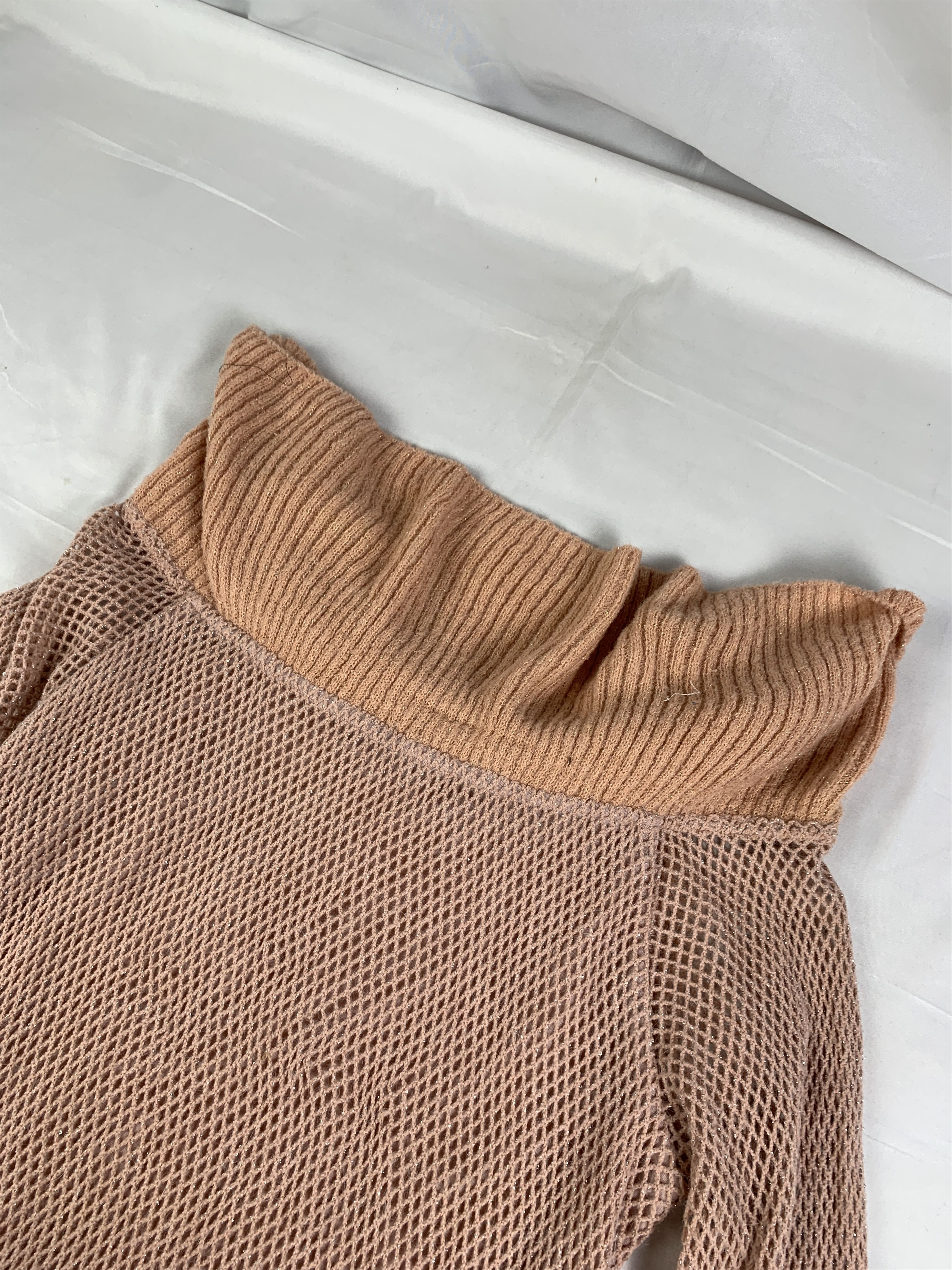 Japanese Brand Tom & Luciana Off Shoulders Asymmetrical Knitted Top (M) Size M / US 6-8 / IT 42-44 - 6 Thumbnail