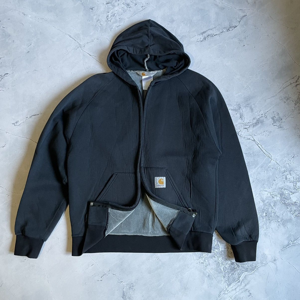 Carhartt Carhartt Vintage Zip Up Hoodie Jacket Heavy Size US L / EU 52-54 / 3 - 2 Thumbnail