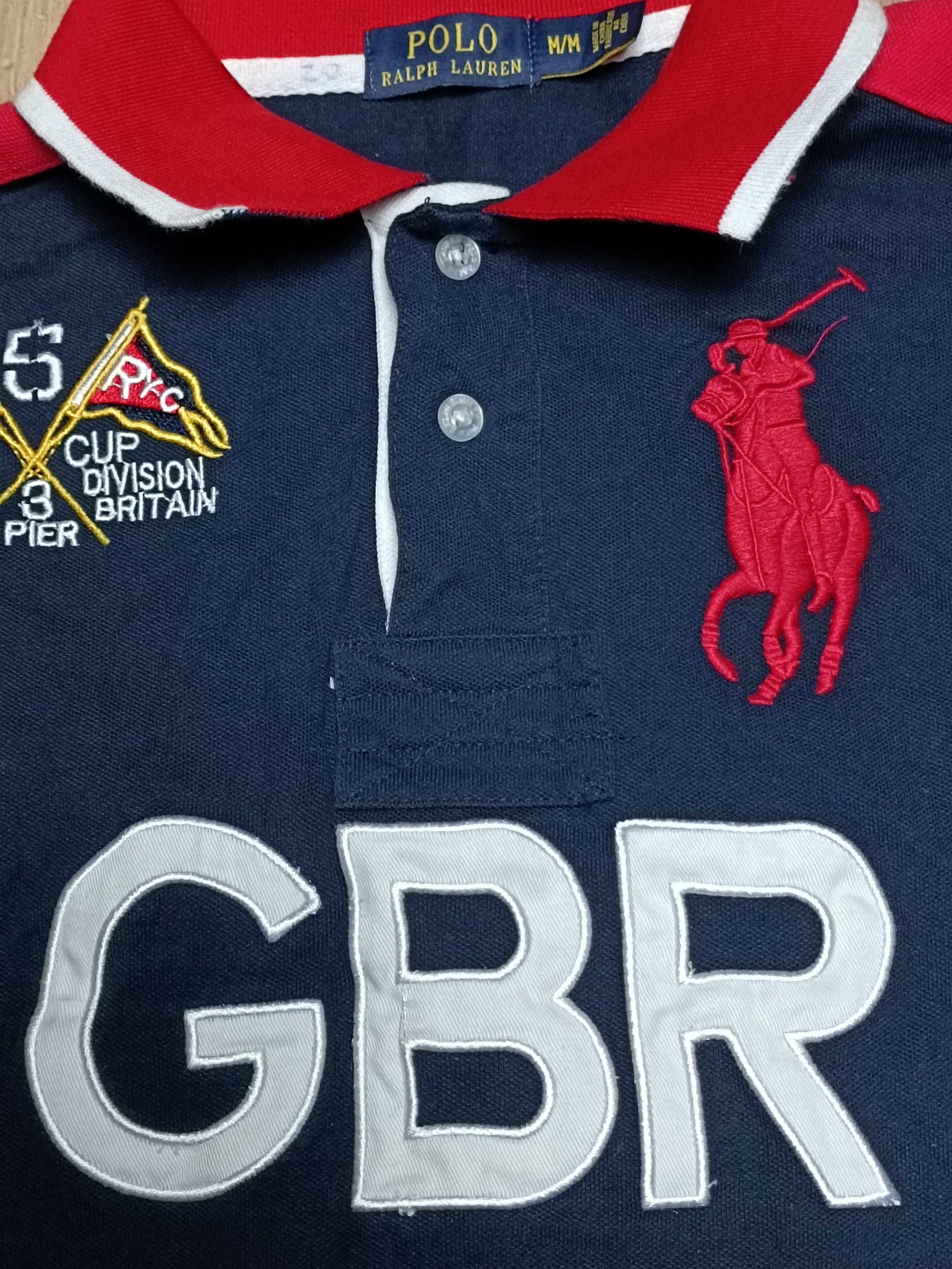 Band Tees × Polo Ralph Lauren × Vintage Polo Ralph Lauren Great Britain vintage t shirt y2k Size US M / EU 48-50 / 2 - 4 Thumbnail