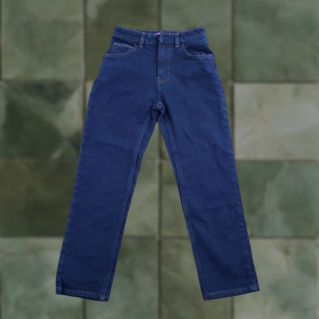 Patagonia Patagonia Jeans Womens 25 Straight High Rise Blue Stretch Denim 25x24 Size 42" / US 20 - 1 Thumbnail