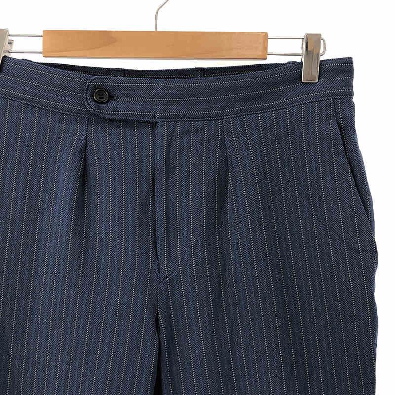 Comme des Garcons Casual Pants switching polyester slacks zipper stripe Navy Size US 32 / EU 48 - 5 Thumbnail