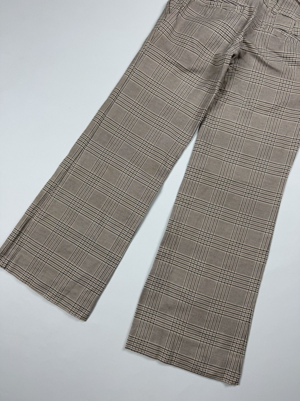 Japanese Brand × Michiko Koshino Michiko Koshino Ladies Plaid Cropped Chino Pants Trousers Size 26" / US 2 / IT 38 - 22 Thumbnail