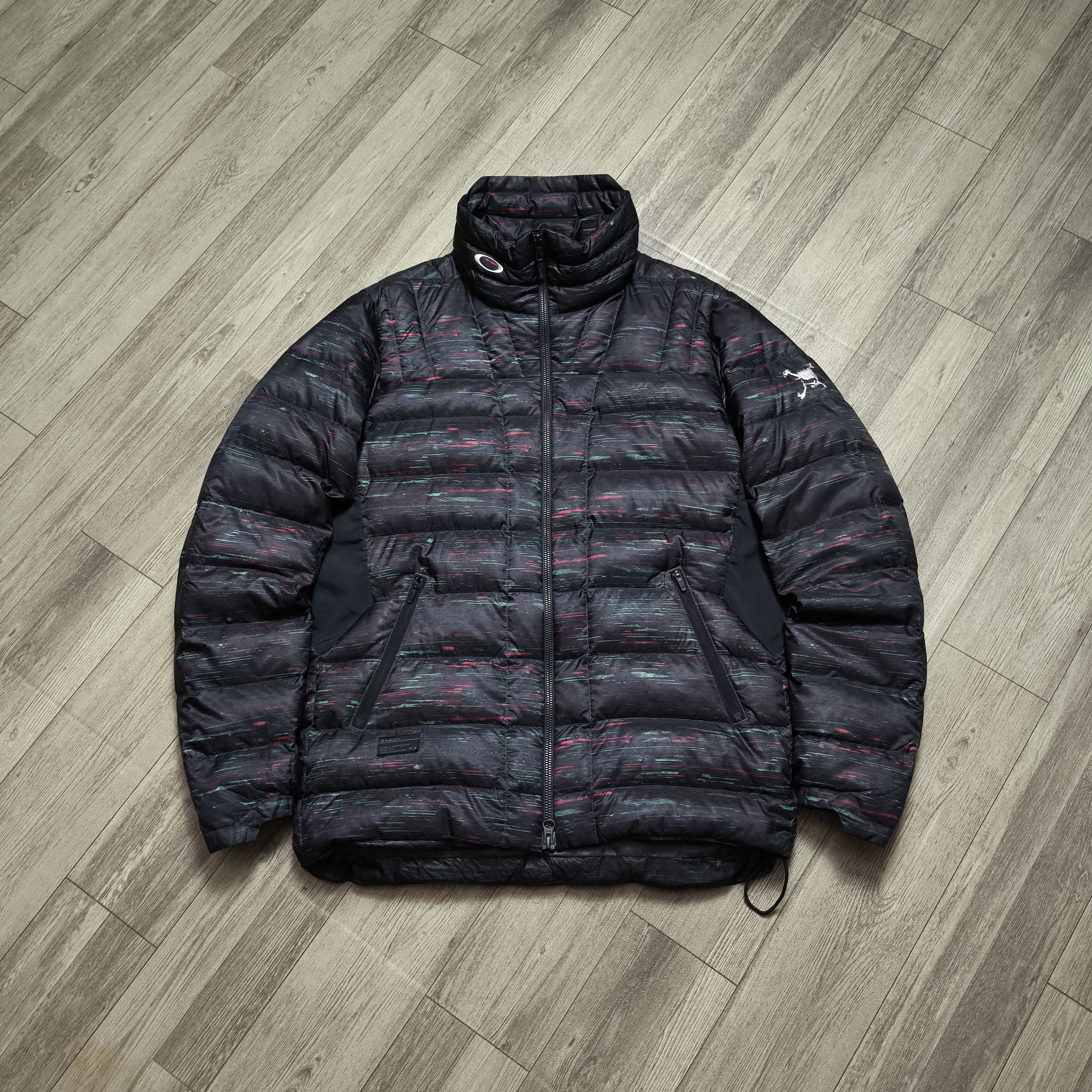 Montbell Oakley Skull Multi Colour Puffer Down Jacket Size US M / EU 48-50 / 2 - 1 Thumbnail