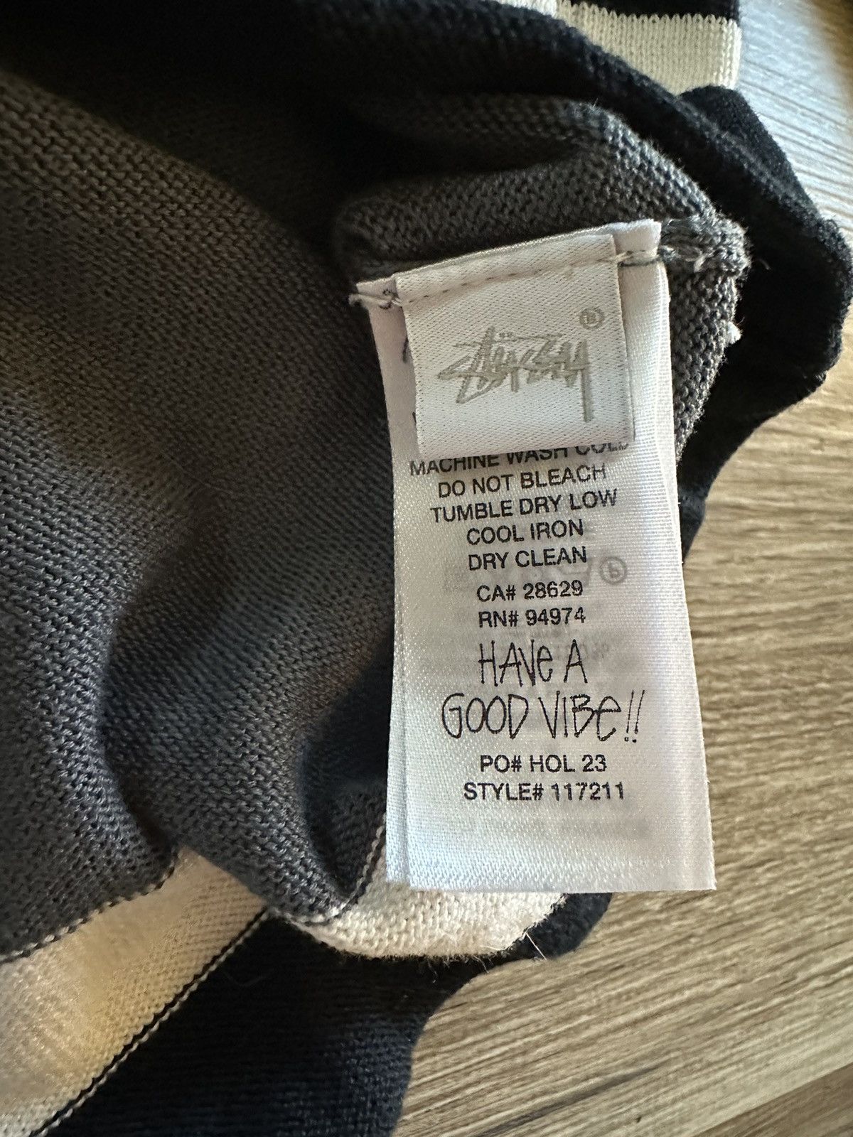 Stussy Stussy Hockey Sweater Black size Medium Size US M / EU 48-50 / 2 - 5 Thumbnail