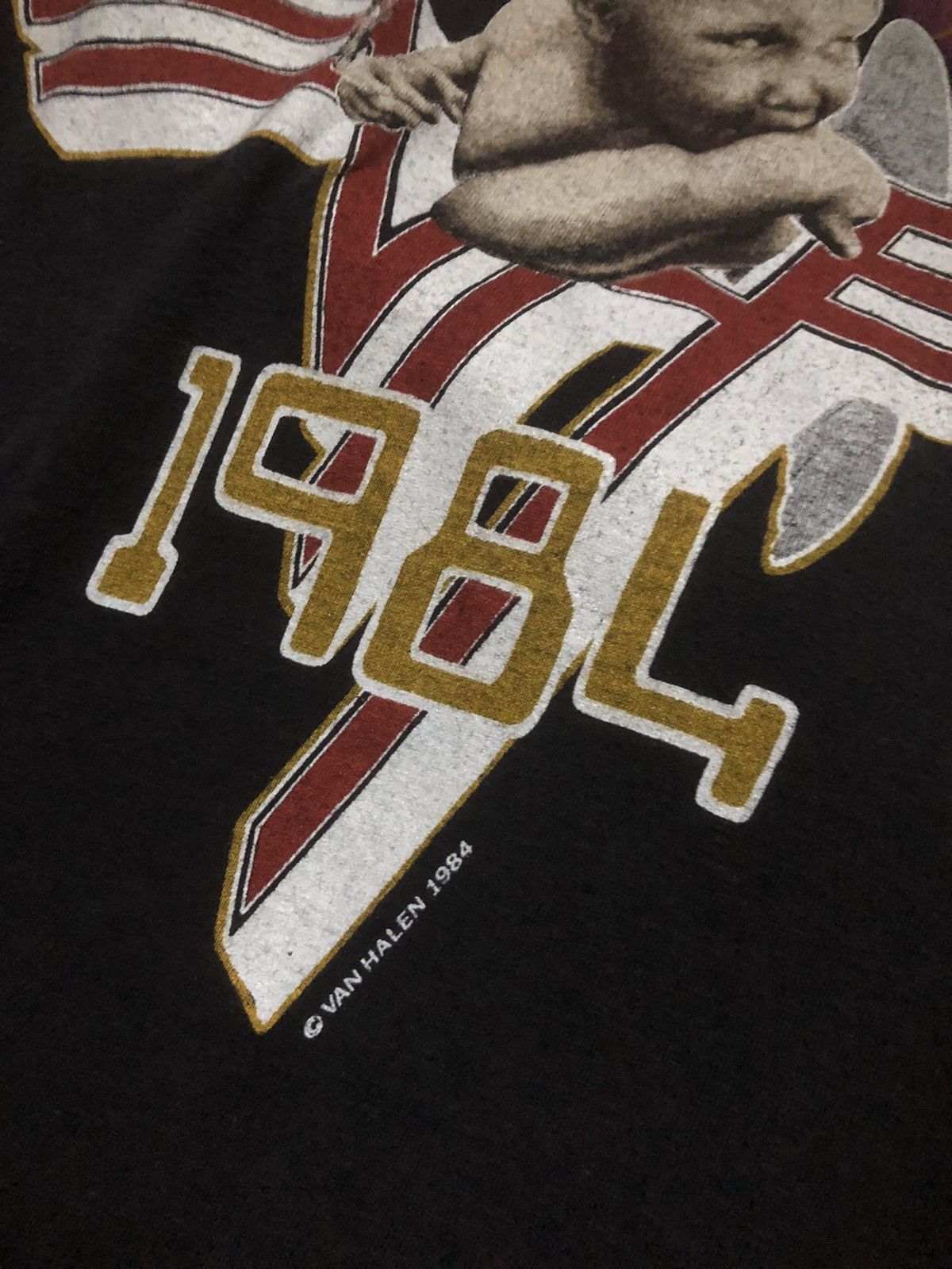 Band Tees × Vintage Vintage Van Halen 80s Tee-shirt Size US S / EU 44-46 / 1 - 1 Thumbnail