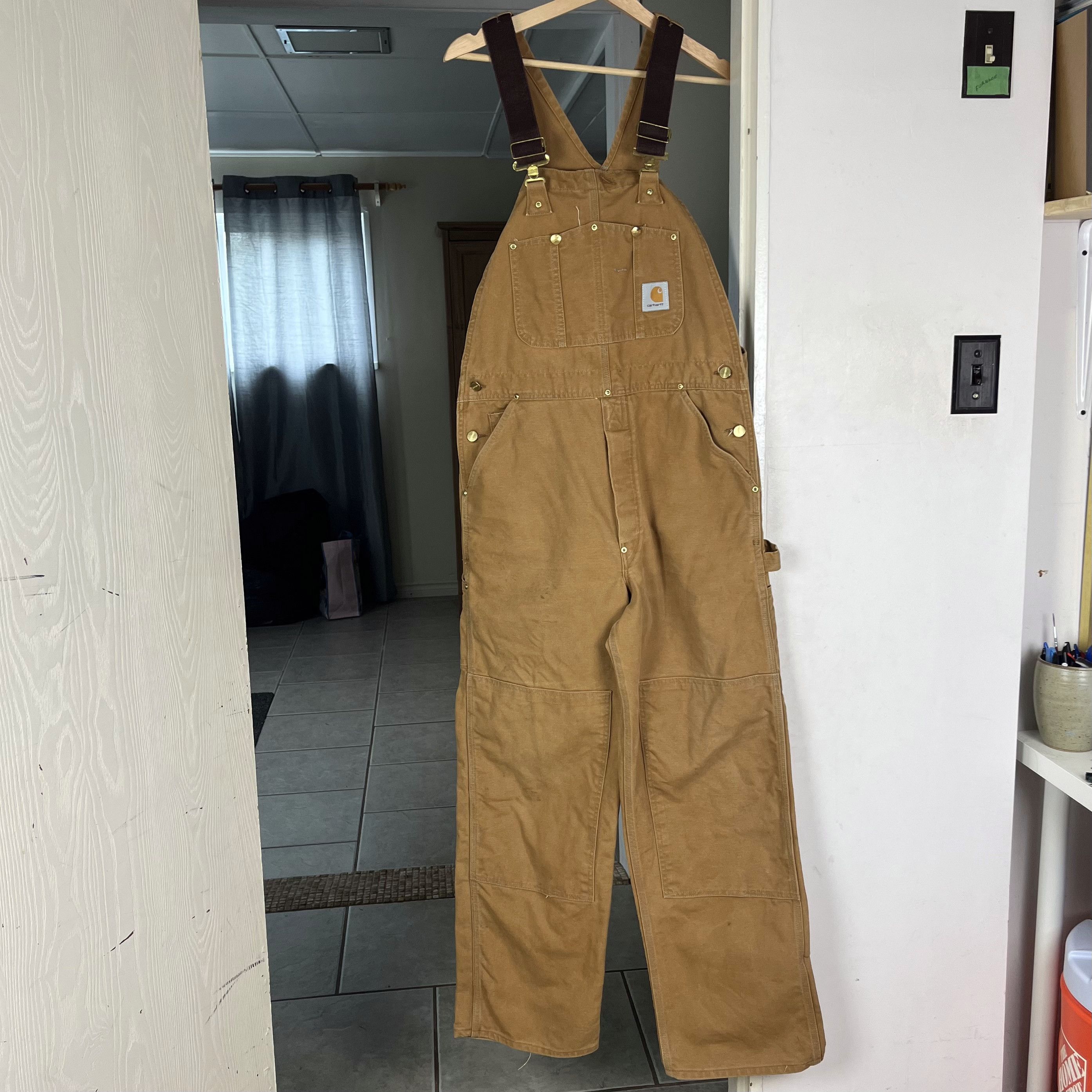 Carhartt Carhartt Overalls 36x30 Duck Canvas Brown Double Knee Size US 36 / EU 52 - 3 Thumbnail