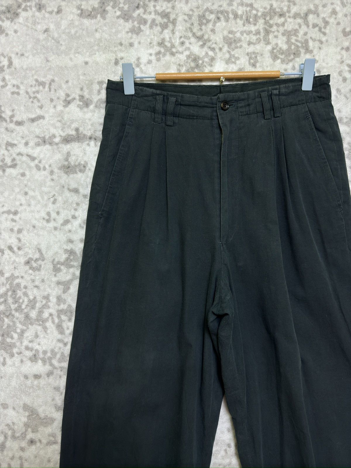 Comme des Garcons Homme Comme Des Garcon Faded Dark Green Balloon Pants Size US 30 / EU 46 - 4 Thumbnail