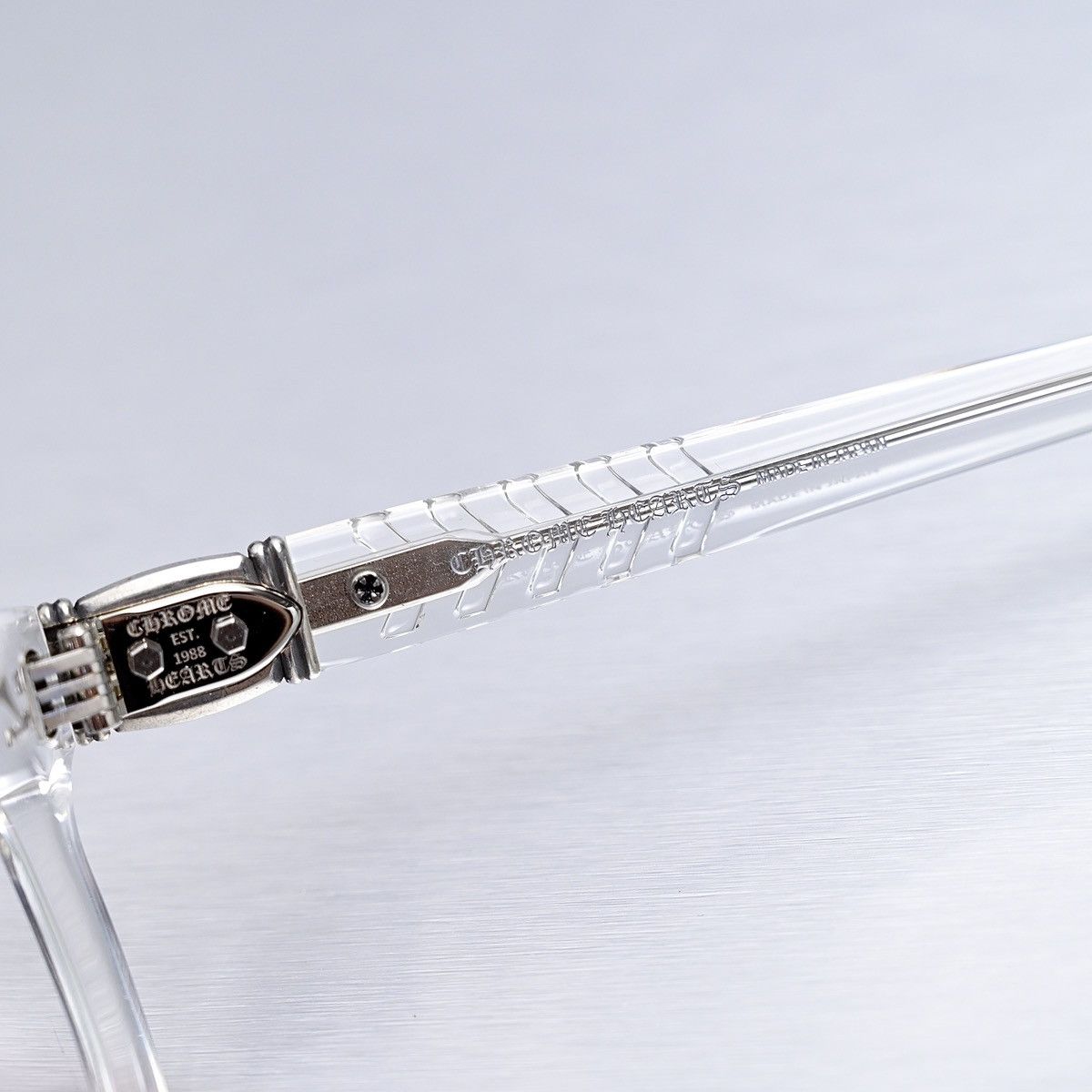 Chrome Hearts CHROME HEARTS WELL HELL YEAH CRYSTAL GLASSES Size ONE SIZE - 4 Thumbnail