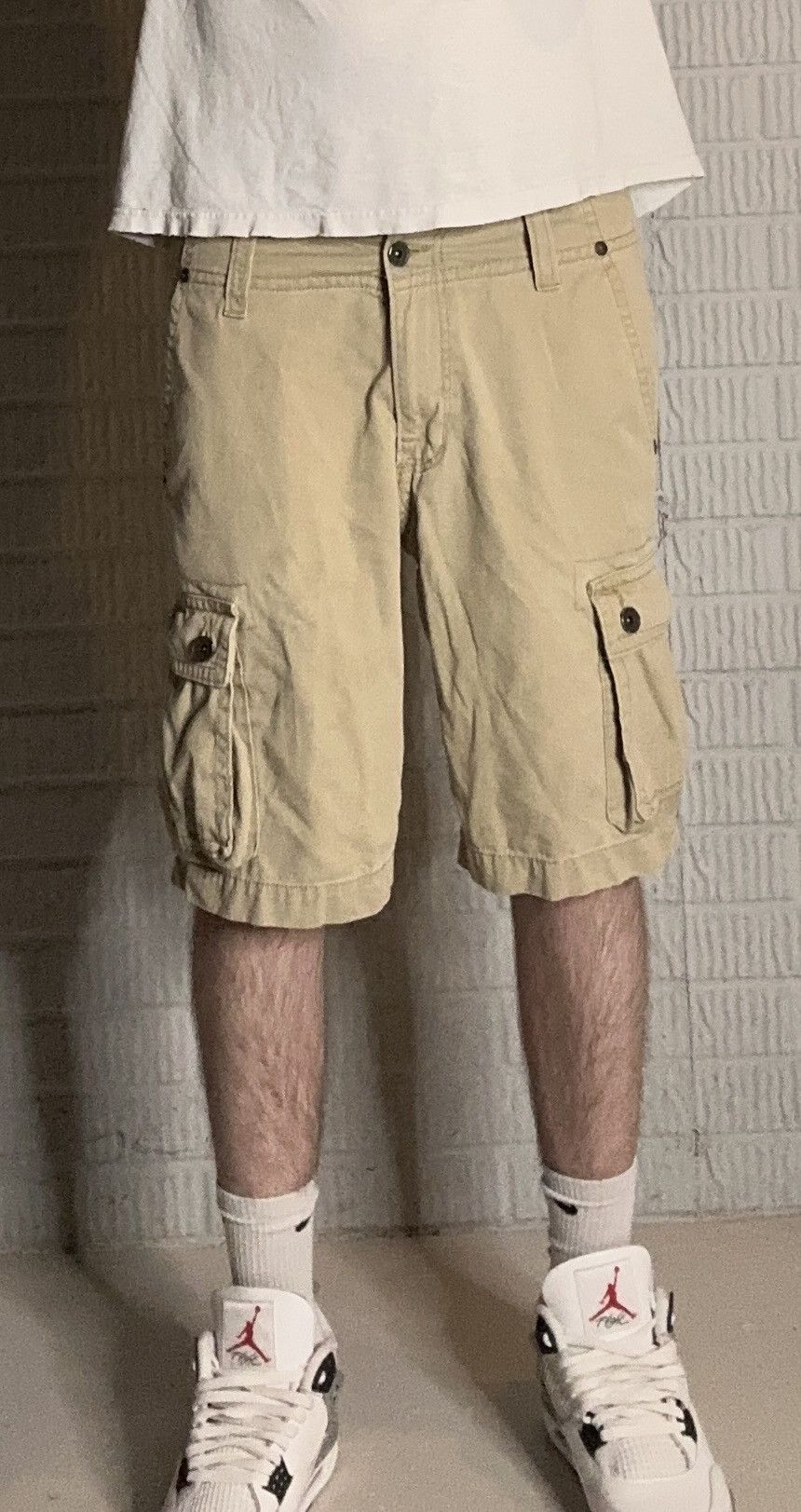 Rock & Republic Y2K 2000s Rock Republic Baggy Cargo Shorts Size US 34 / EU 50 - 1 Thumbnail
