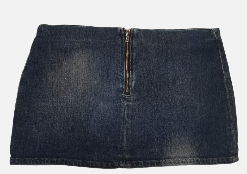 Mowalola MOWALOLA M SEAL MINI DENIM MOPS23SK010685781578 Size S Size 27" / US 4 / IT 40 - 6 Thumbnail