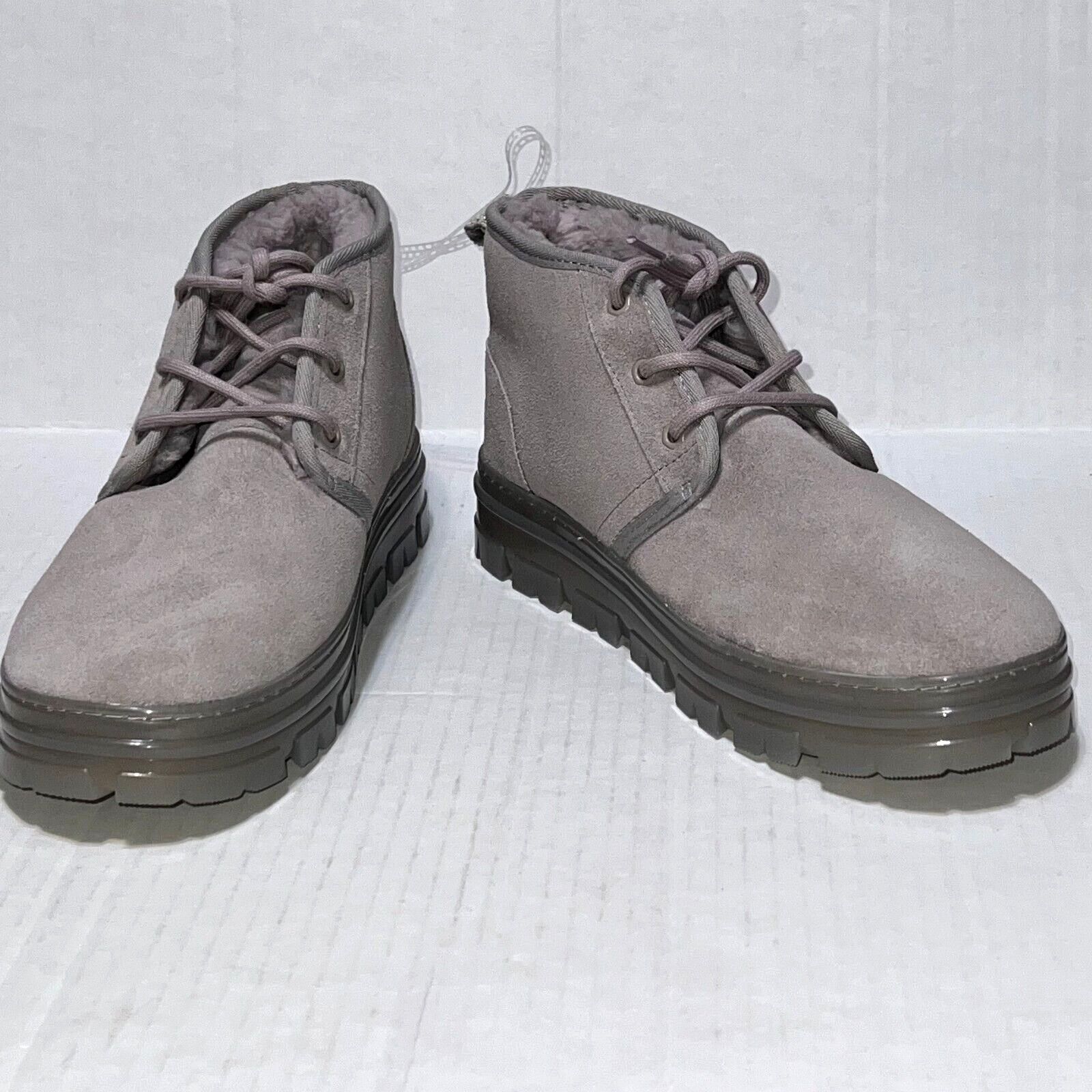 Ugg UGG WOMEN NEUMEL CLEAR BOOTS GREY GRAY CHUKKA US 10 Size US 10 / IT 40 - 5 Thumbnail