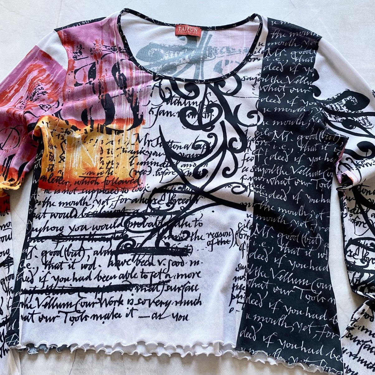 Hysteric Glamour Y2K Poem Hysteric Glamour Vibe Long Sleeve Cop Copine JPG Size XL / US 12-14 / IT 48-50 - 2 Thumbnail