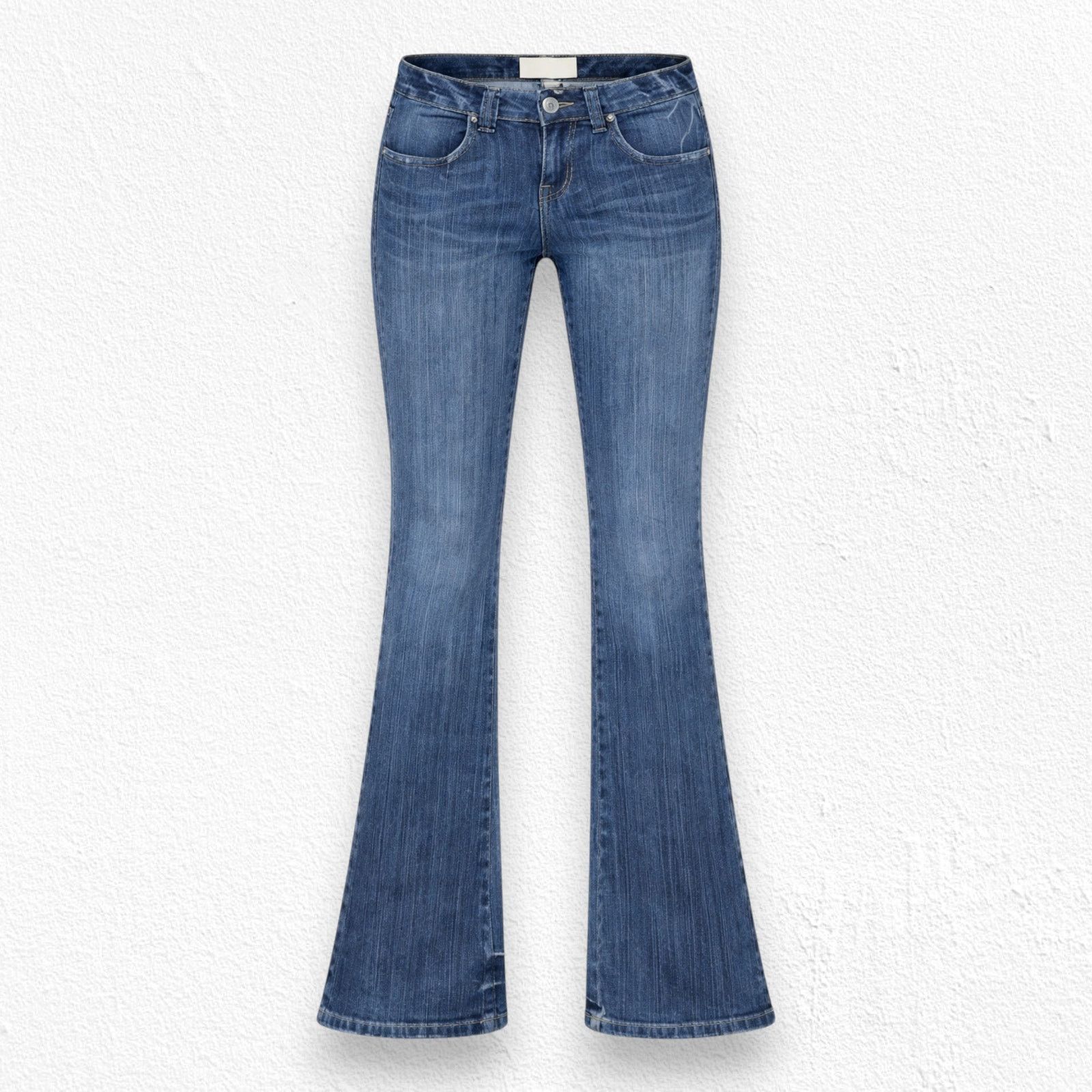 Vintage Y2K Low Rise Medium Wash Bootcut Jeans Size 5 Size 27" / US 4 / IT 40 - 1 Thumbnail