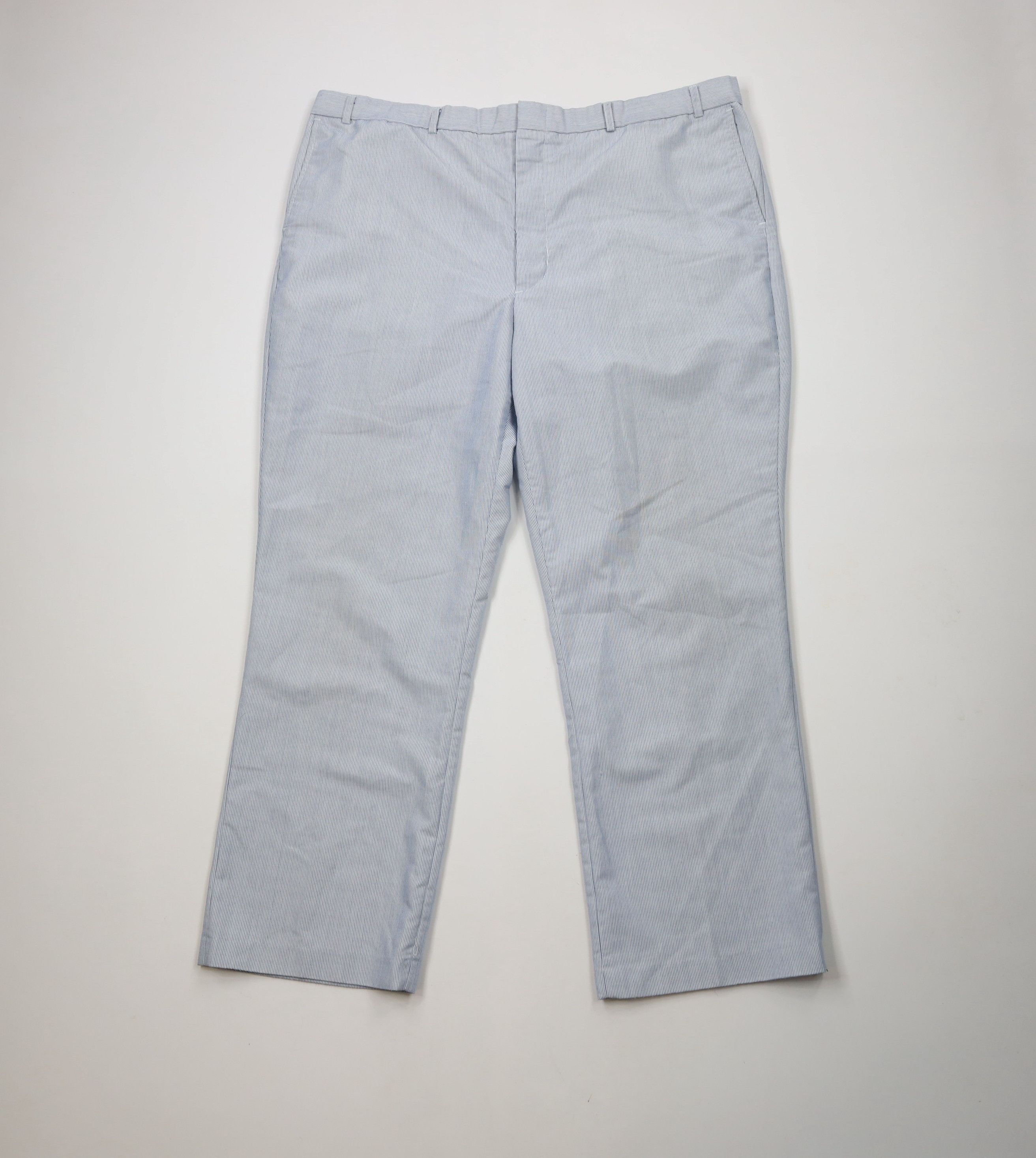 Vintage Vintage 90s Streetwear Hickory Striped Wide Leg Chino Pants Size US 44 / EU 60 - 1 Thumbnail
