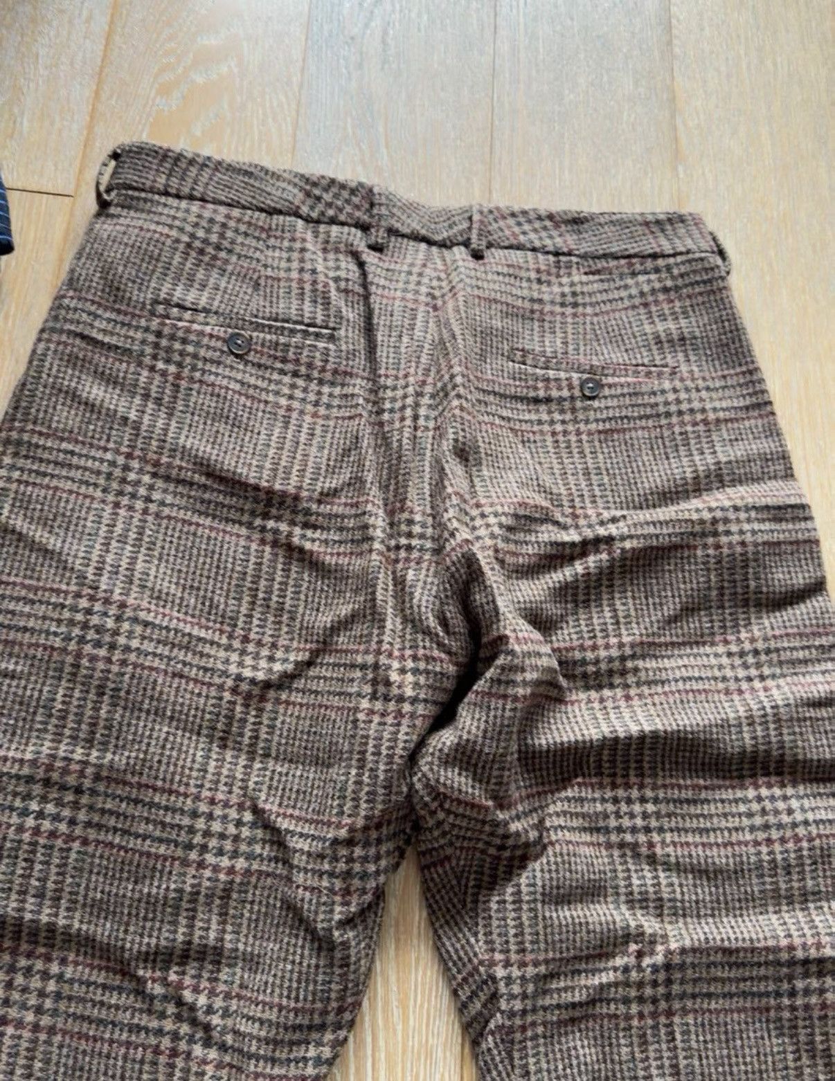 R13 R13 Wool Checkered Trousers with Crotch Opening Size US 29 - 1 Thumbnail