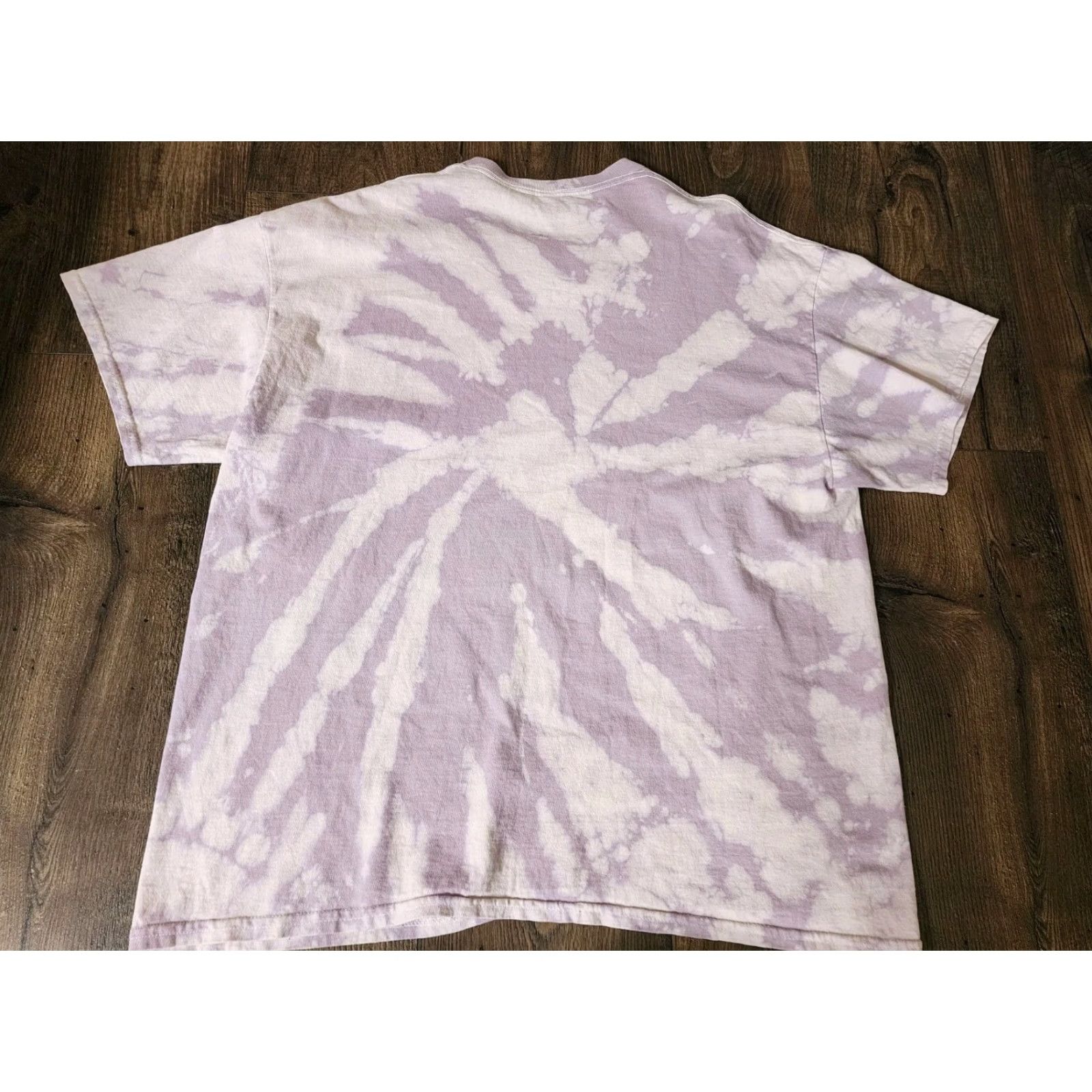 Junk Food Junk Food T-Shirt Women's L Def Leppard 1983 Tour Tie Dye Oversized Crew Neck Short Sleeve Purple 100% Cotton Retro Rock 70s 80s 90s Band Tee Size L / US 10 / IT 46 - 4 Thumbnail