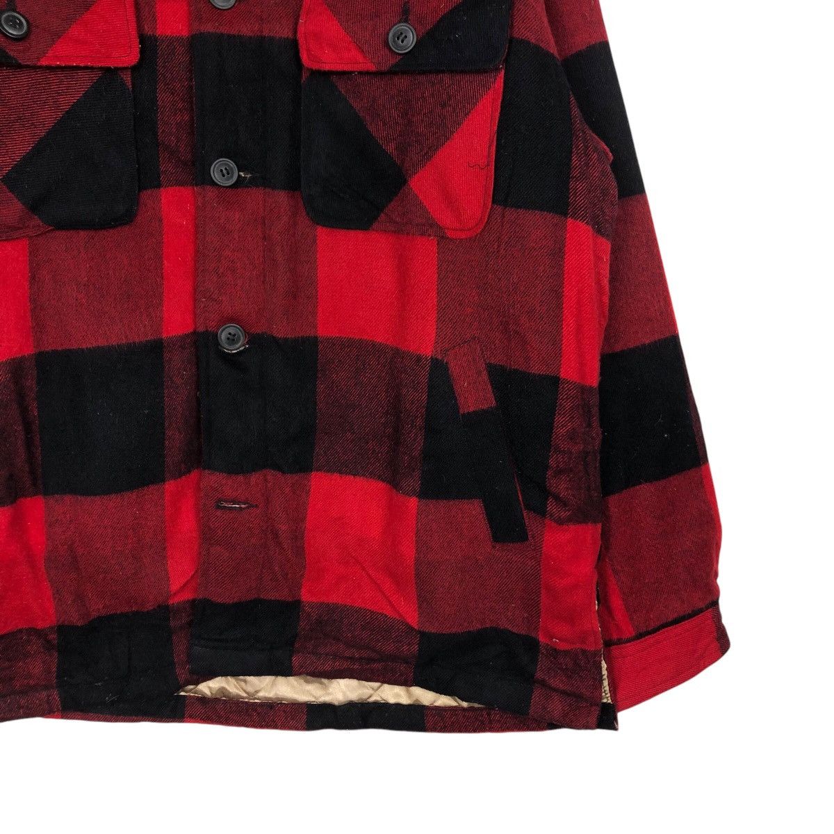 Japanese Brand 📌Vintage Wool Flannel Jacket Tartan Design Collins Size US L / EU 52-54 / 3 - 6 Thumbnail