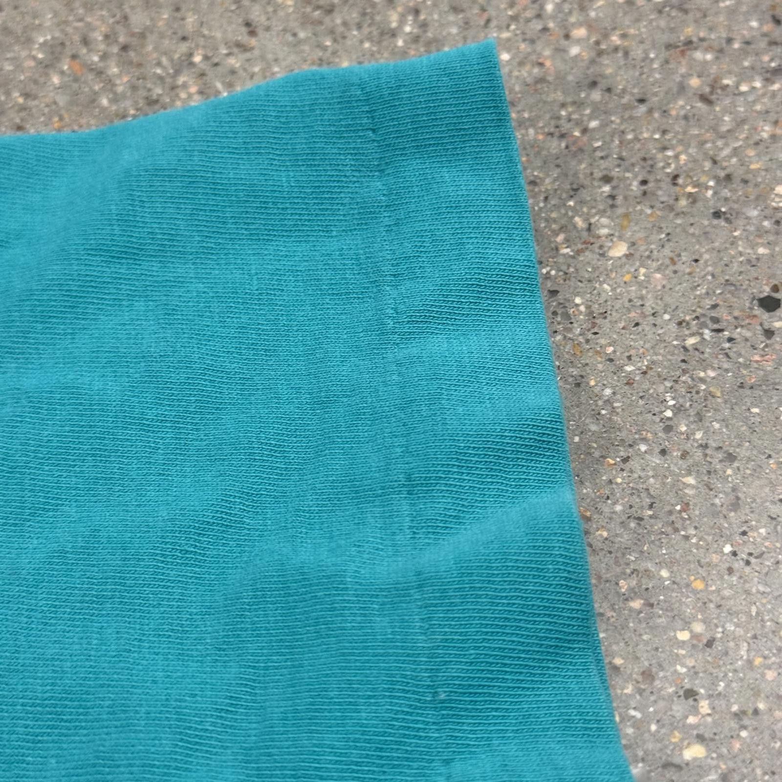 Towncraft Vtg 80s Single Stitch JCPenney Teal Blank Shirt Men L USA Size US L / EU 52-54 / 3 - 3 Thumbnail