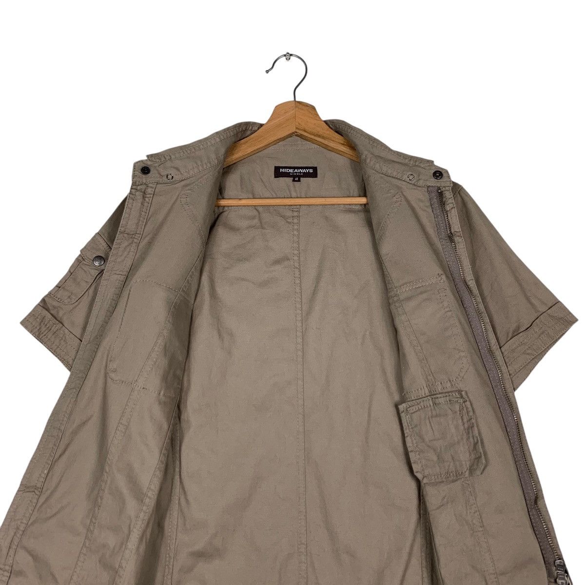 HIDEAWAYS HIDEAWAYS Nicole Short Sleeve Zipper Jacket #1374-C62 Size US S / EU 44-46 / 1 - 12 Thumbnail