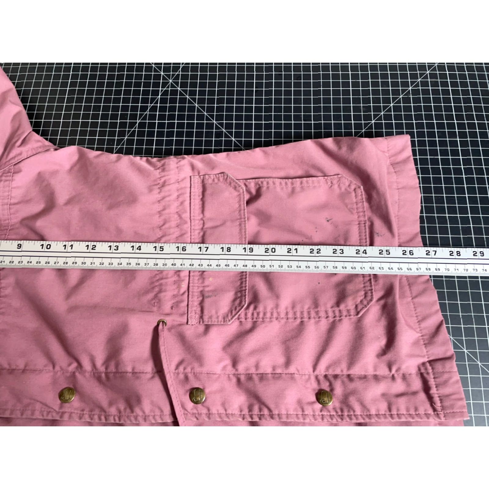 Vintage VINTAGE Woolrich Jacket Women's M Wool Lined Hooded Parka Full Zip Removable Hood Pockets 80s 90s Pink Size M / US 6-8 / IT 42-44 - 6 Thumbnail