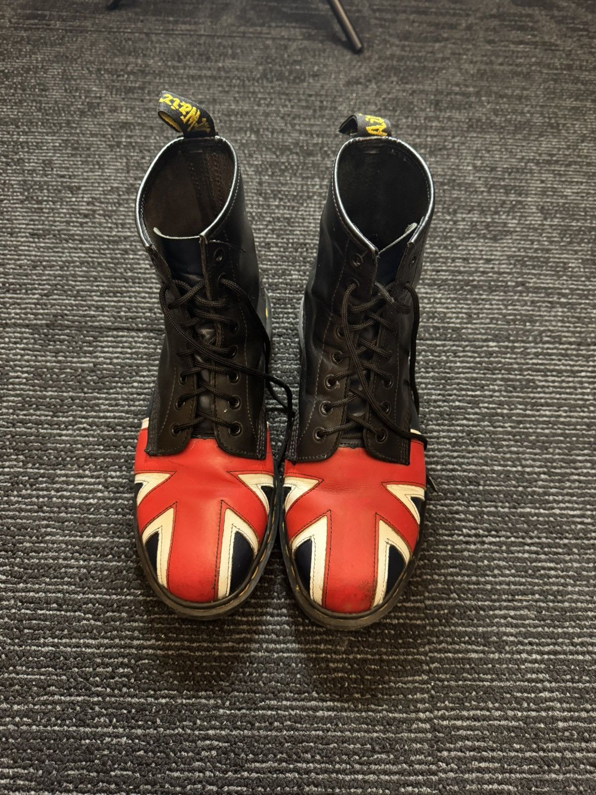Dr. Martens Vintage Dr.Martens Union Jack Leather Boots Size US 9 / EU 42 - 3 Thumbnail