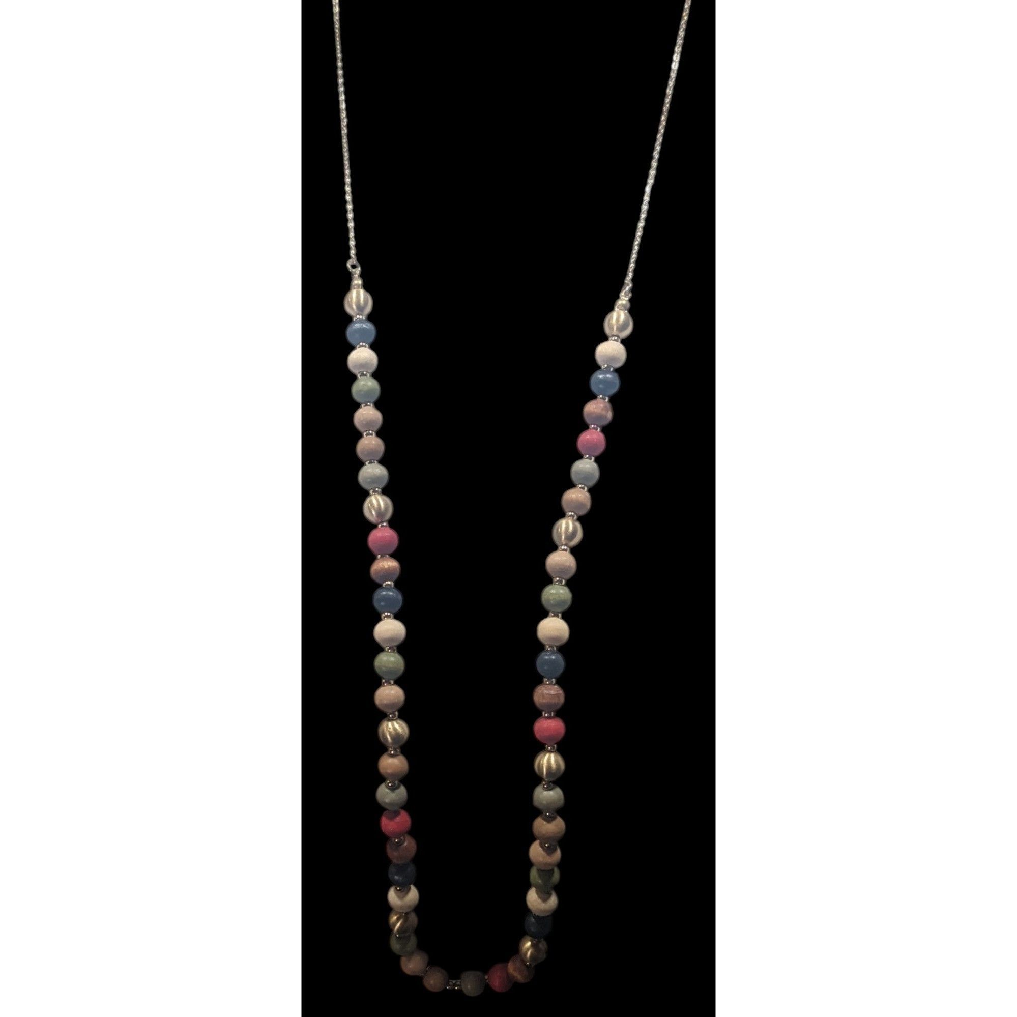 Other Casual Rainbow Painted Wood Beaded Necklace Size ONE SIZE - 4 Thumbnail