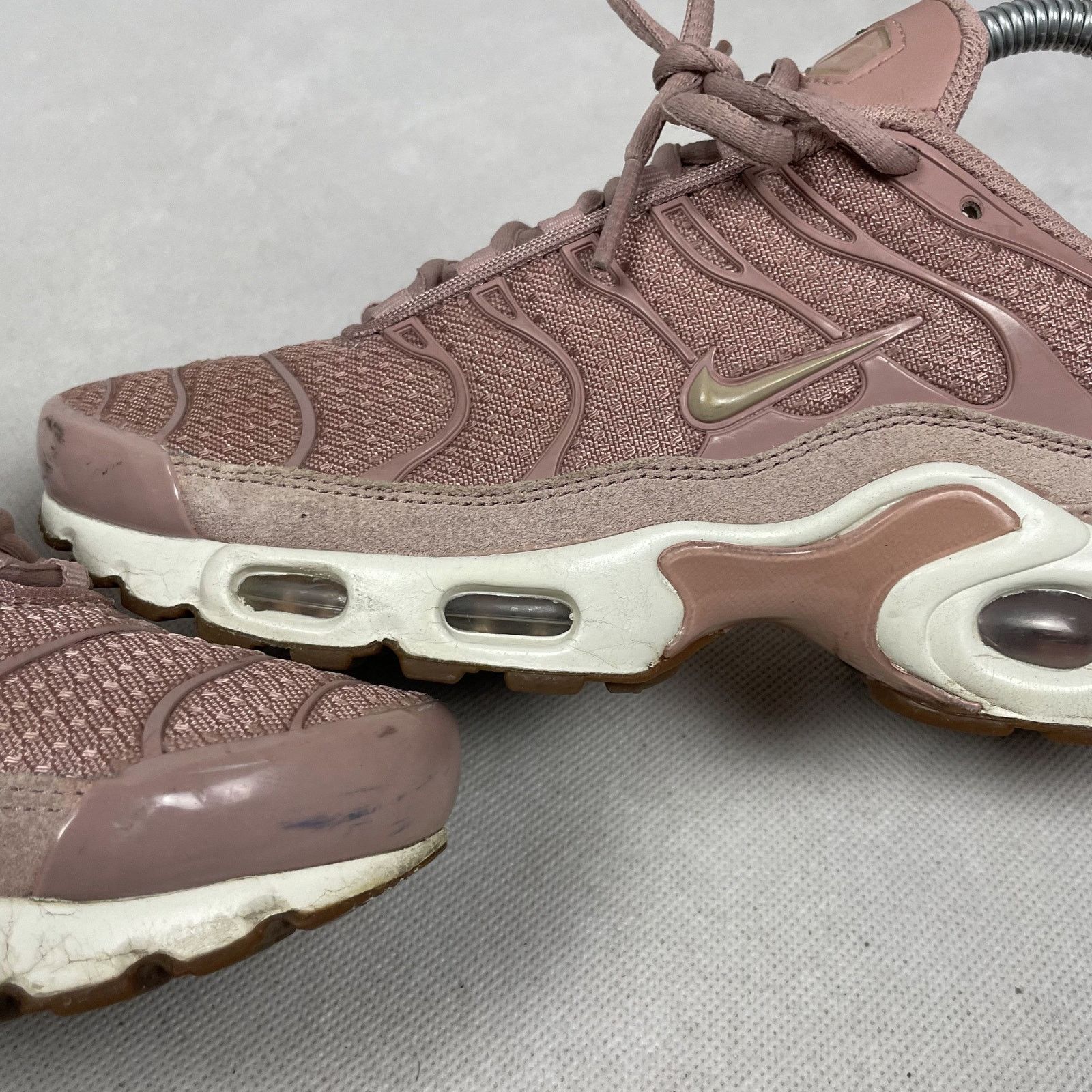 Nike Nike Air Max Plus 605112-603 Women's Particle Pink Shoes 6.5 Size US 6.5 / IT 36.5 - 8 Thumbnail