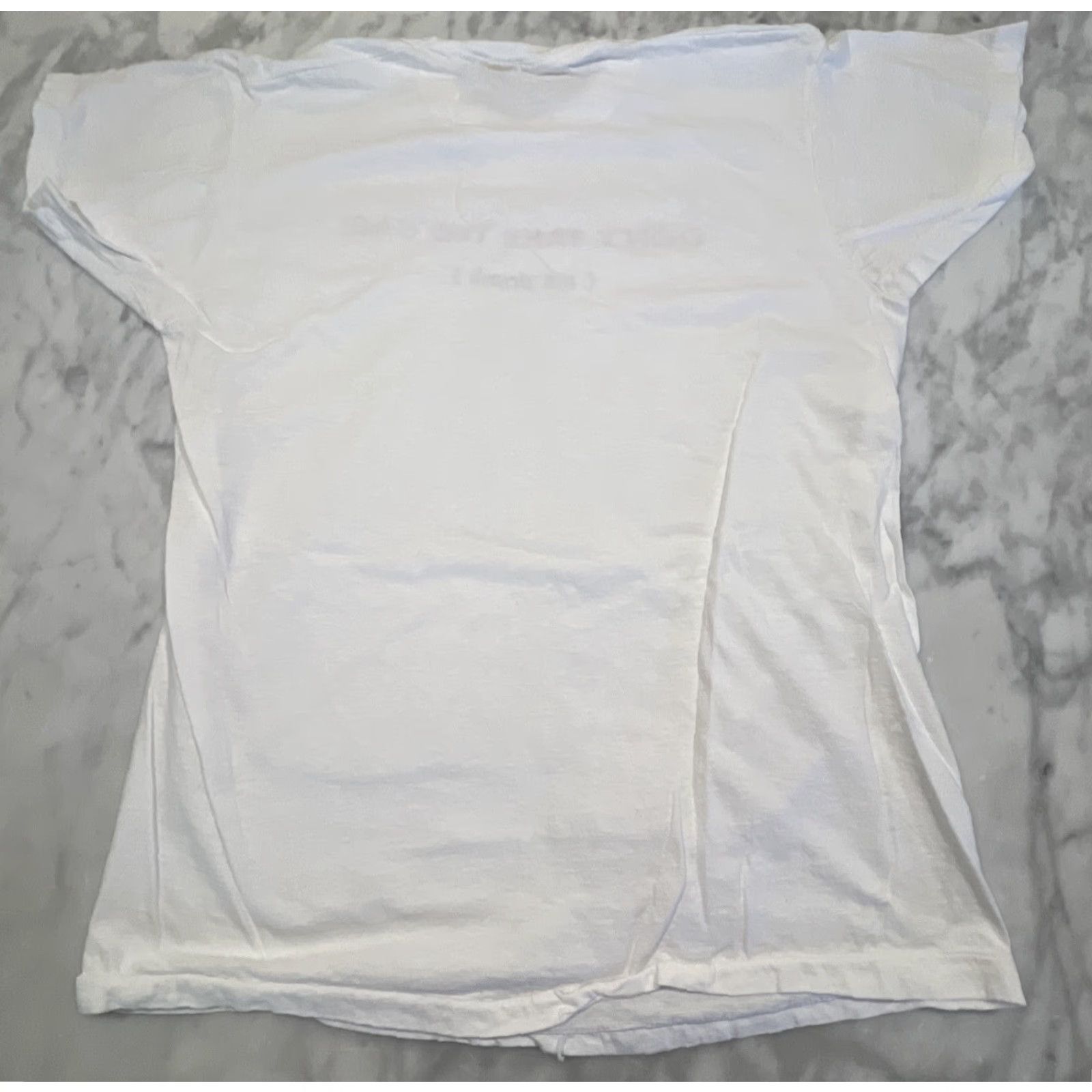 Vintage VINTAGE Screen Stars Shirt Men XL DON’T TAKE THE CAR! It’s Drunk 1980s White Short Sleeve Graphic Tee Mens XL Size US XL / EU 56 / 4 - 3 Thumbnail