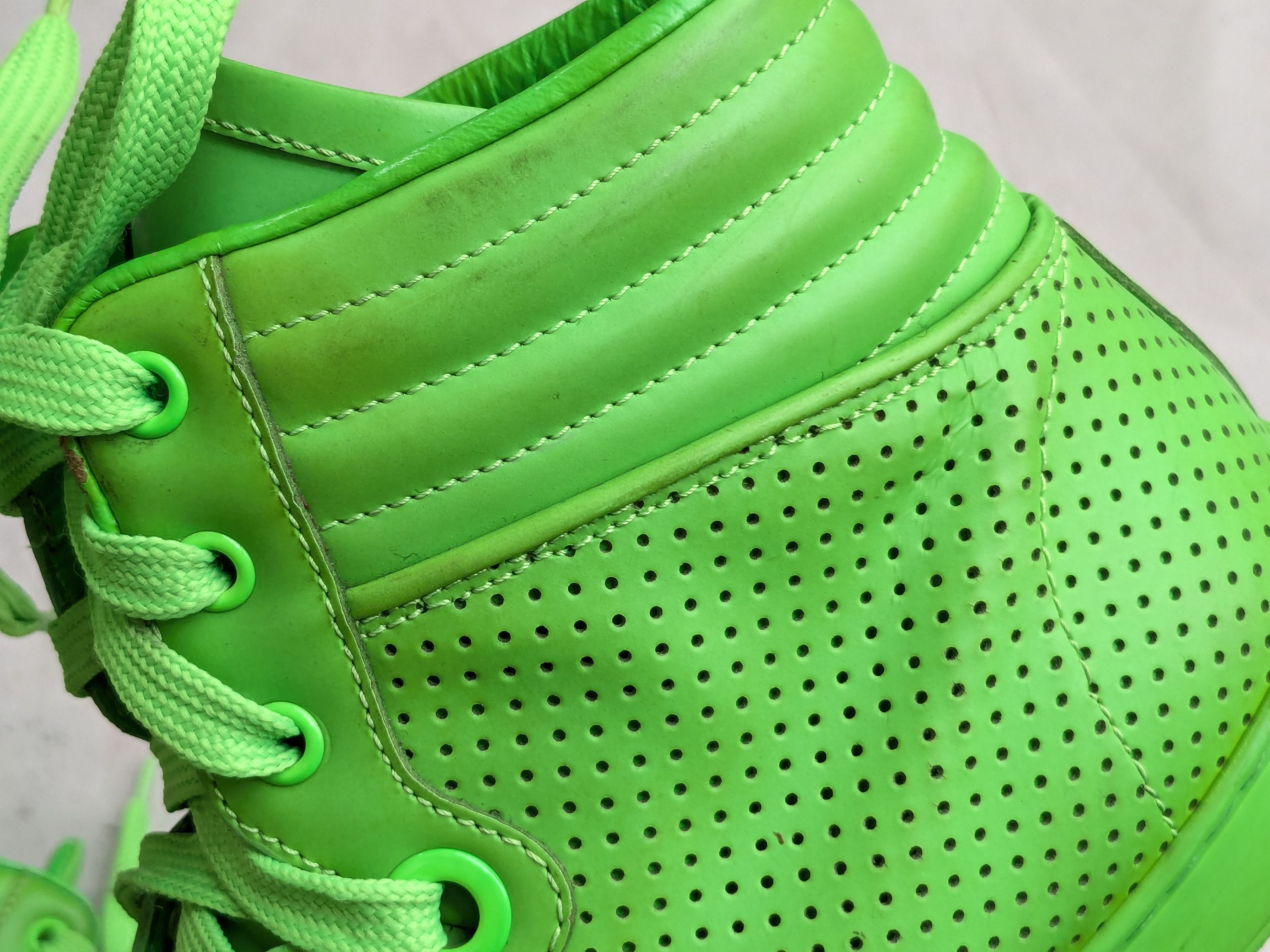 Gucci Gucci High Top Sneakers Green 10 Leather Size US 10 / EU 43 - 15 Thumbnail