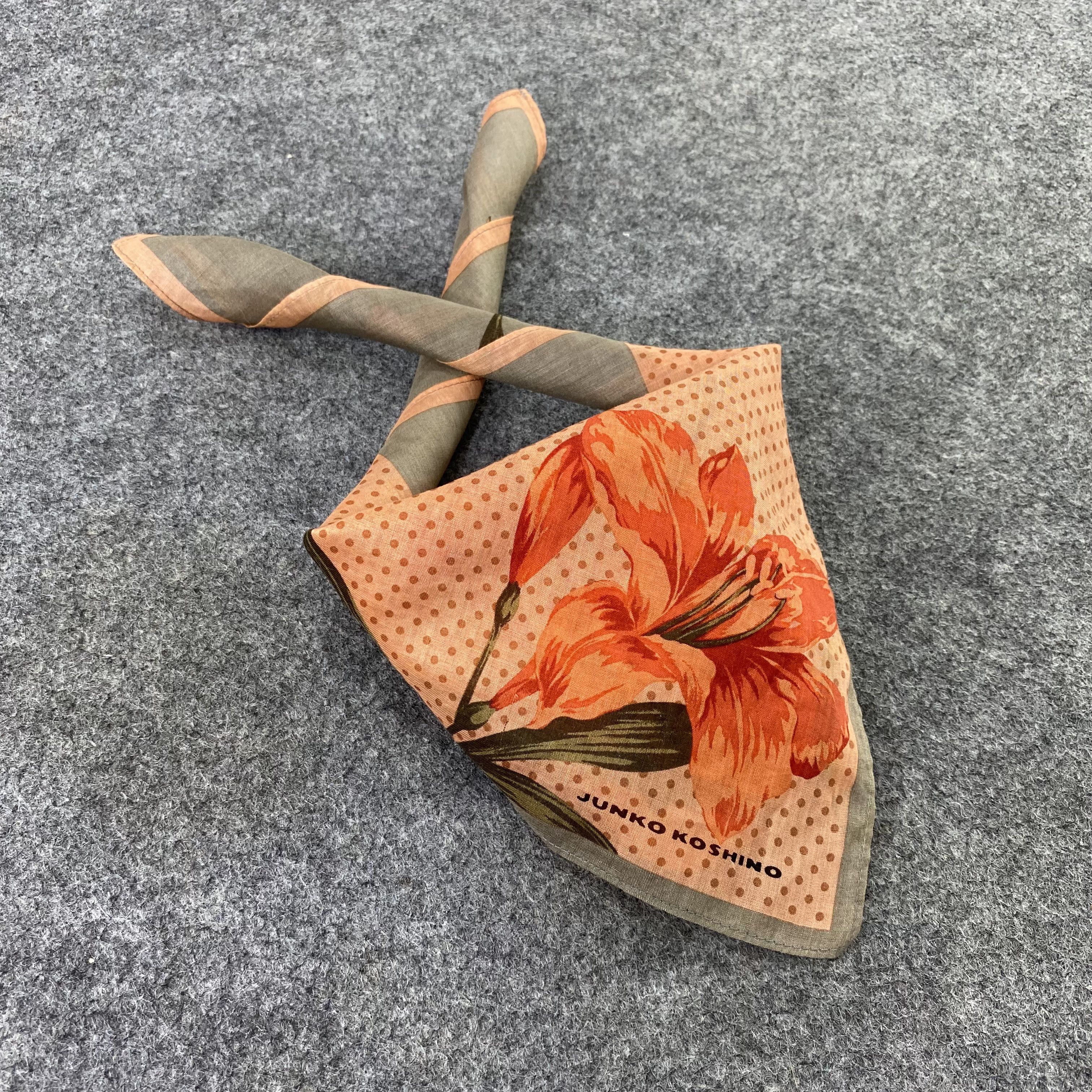 Japanese Brand Junko Koshino Handkerchief / Bandana / Neckerchief-B519 Size ONE SIZE - 1 Thumbnail