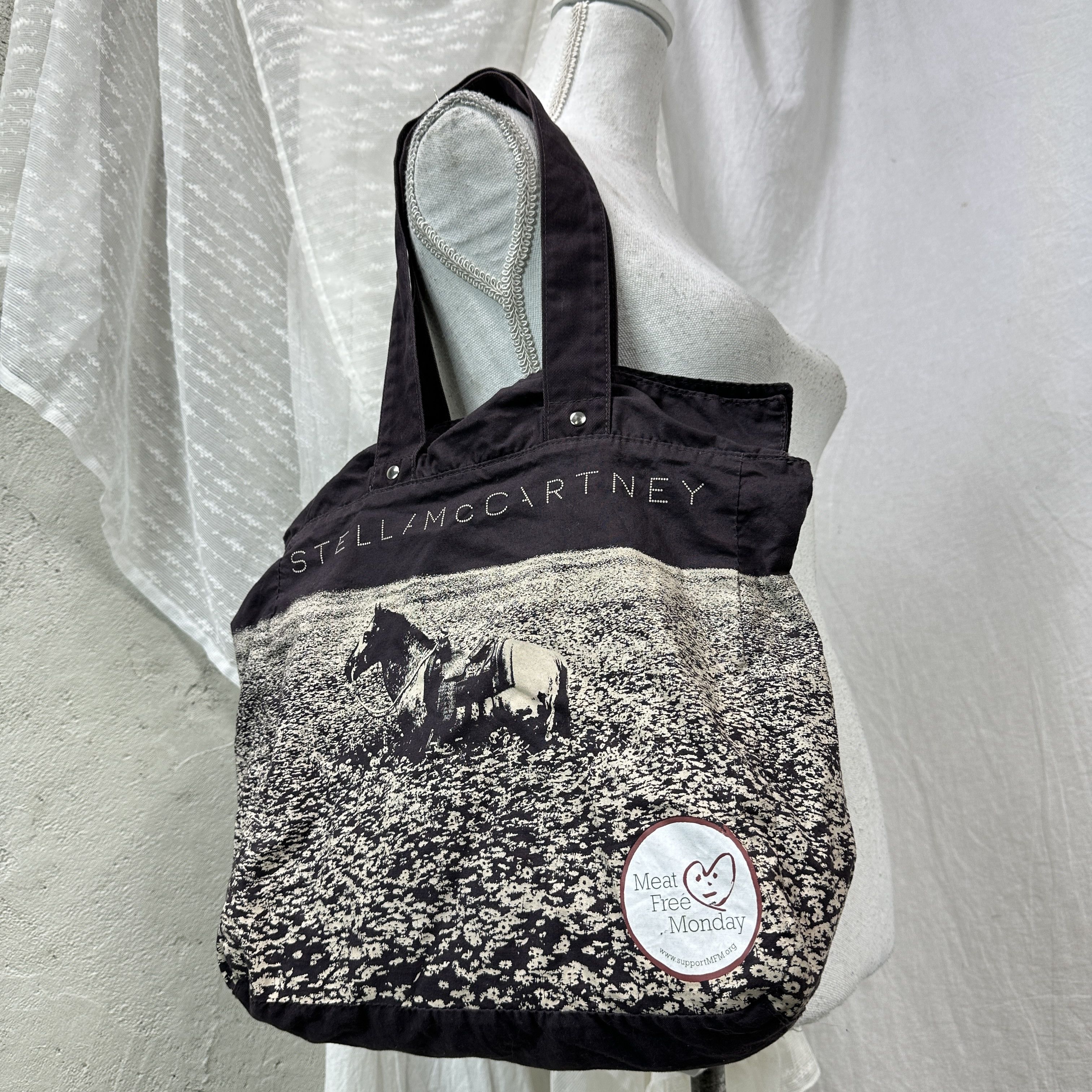 Stella McCartney Vintage Stella McCartney Printed Horse Tote Bag Bag Y2K Size ONE SIZE - 1 Thumbnail