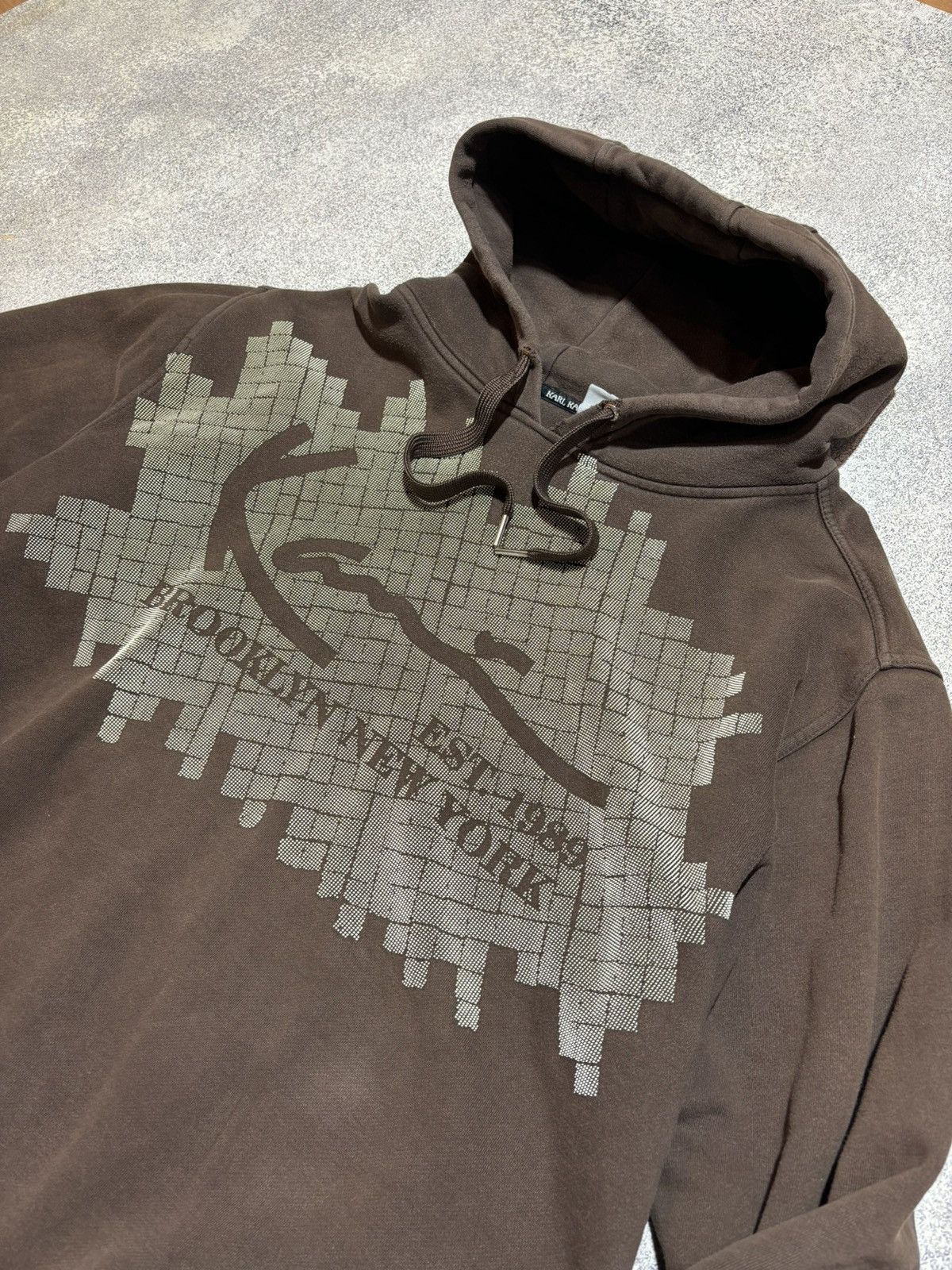 Karl Kani × Vintage Vintage Karl Kani Brown Hoodie Y2K Size US XL / EU 56 / 4 - 8 Thumbnail