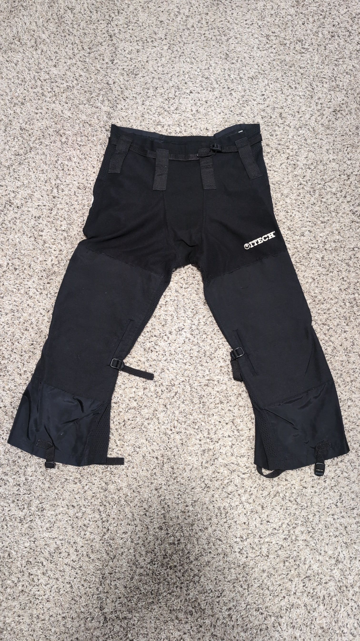 Other Vintage Itech Hockey Shell Pants - Black - Size Medium Size US 33 - 1 Thumbnail