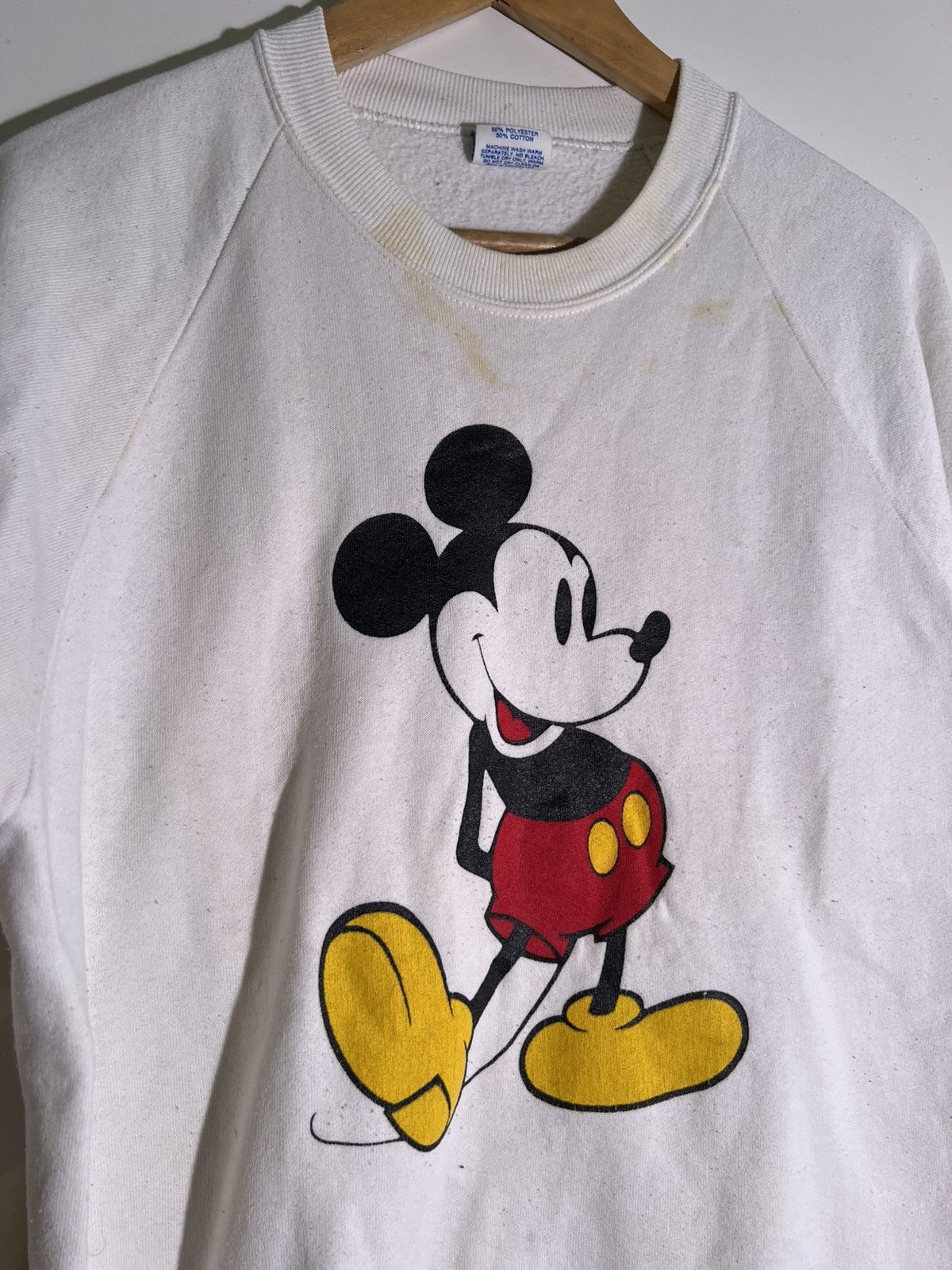 Disney 80’s 90’s VTG Vintage Mickey Mouse Disney Retro Sweatshirt Size US L / EU 52-54 / 3 - 4 Thumbnail