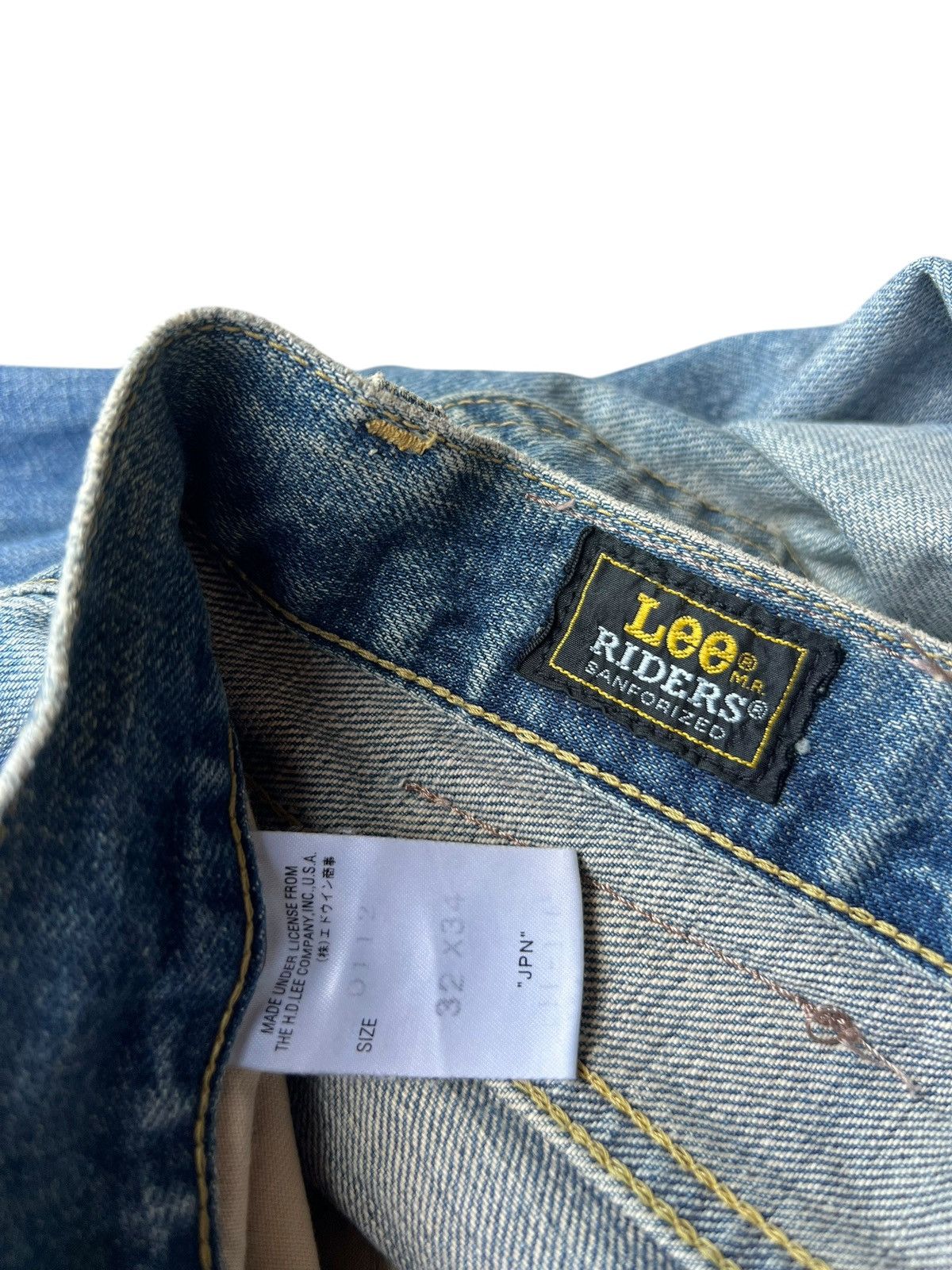 Lee × Vintage VTG 2000s Lee Riders Sanforized Dirty Mud Denim Flare Jeans Size US 32 / EU 48 - 22 Thumbnail
