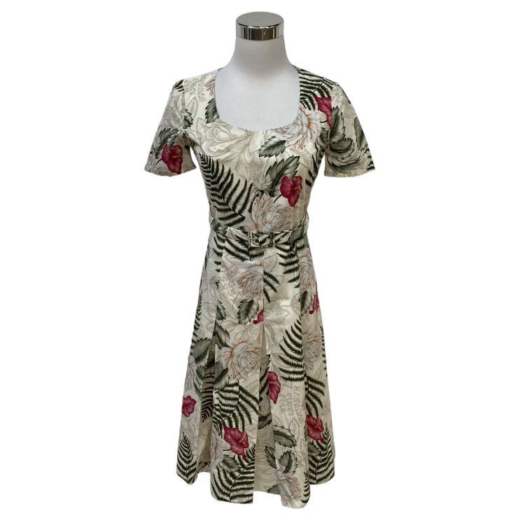 Gucci Gucci Floral Print Belted Dress Size 36 Size XS / US 0-2 / IT 36-38 - 1 Thumbnail