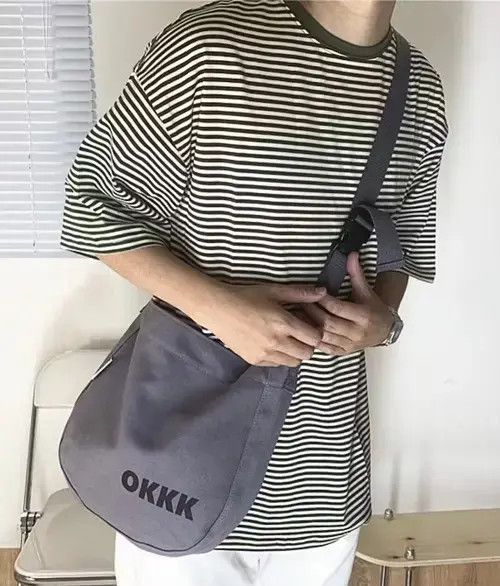 Homemade Fashion y2k “okkk” crossbody messenger bag Size ONE SIZE - 2 Thumbnail