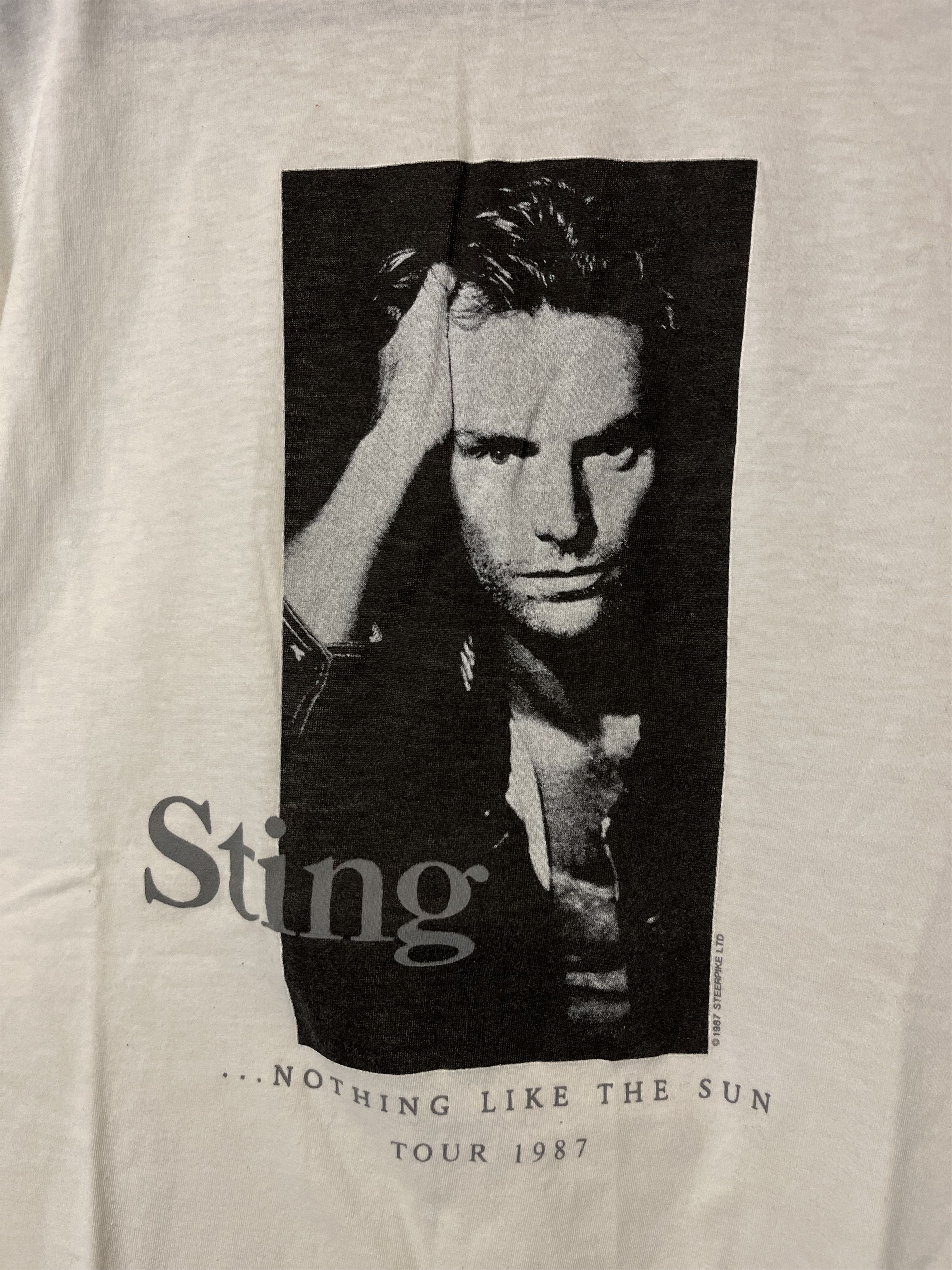 Band Tees × Vintage 1987 Sting "...Nothing Like The Sun" Album Cover Size US XL / EU 56 / 4 - 2 Thumbnail