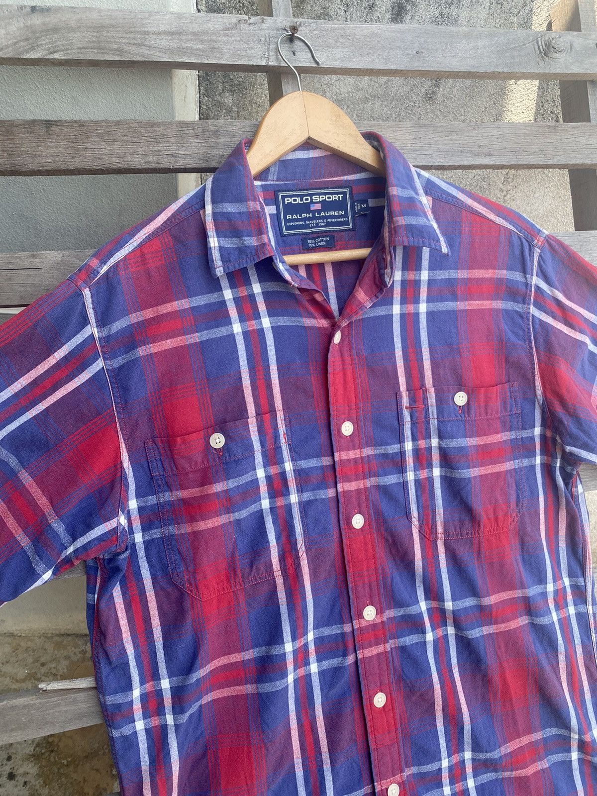 Polo Ralph Lauren Vintage Polo Sport Shirt Button Ups Size US M / EU 48-50 / 2 - 3 Thumbnail