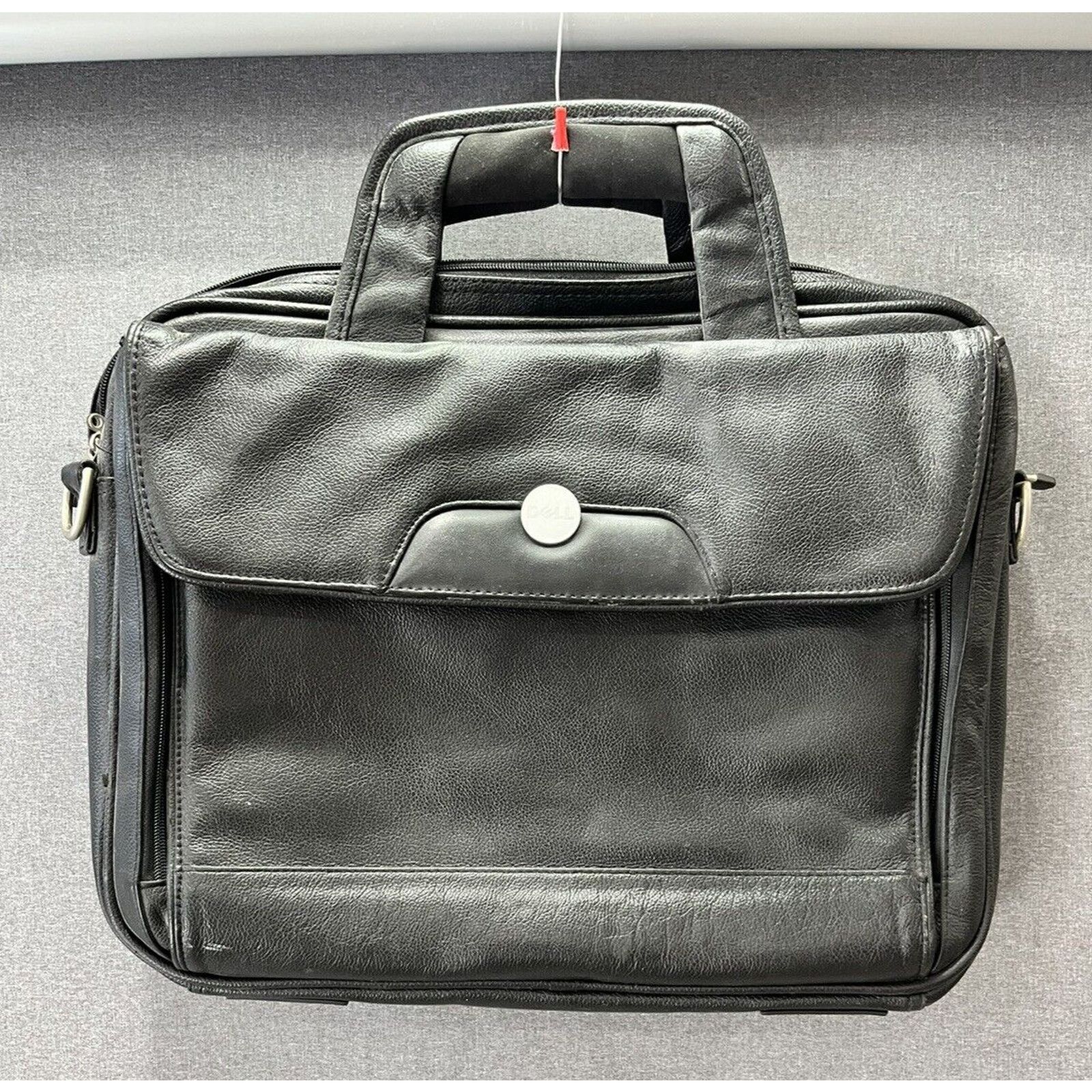 Other Dell Leather Laptop Computer Carry-on Bag Black Briefcase Size ONE SIZE - 1 Thumbnail