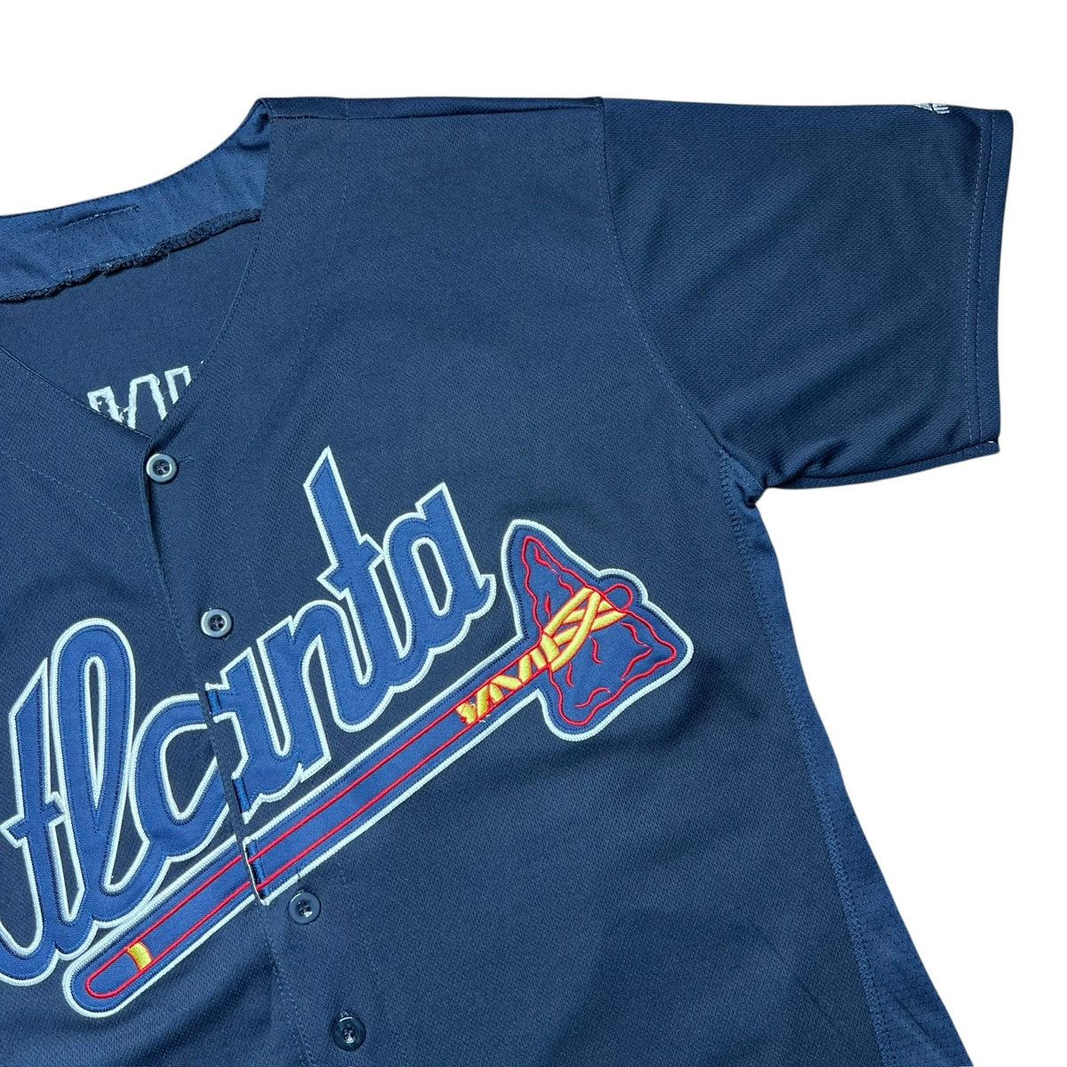 Majestic Vtg 1990s MLB Atlanta Braves Ron Washington Majestic Jersey Size US XL / EU 56 / 4 - 5 Thumbnail