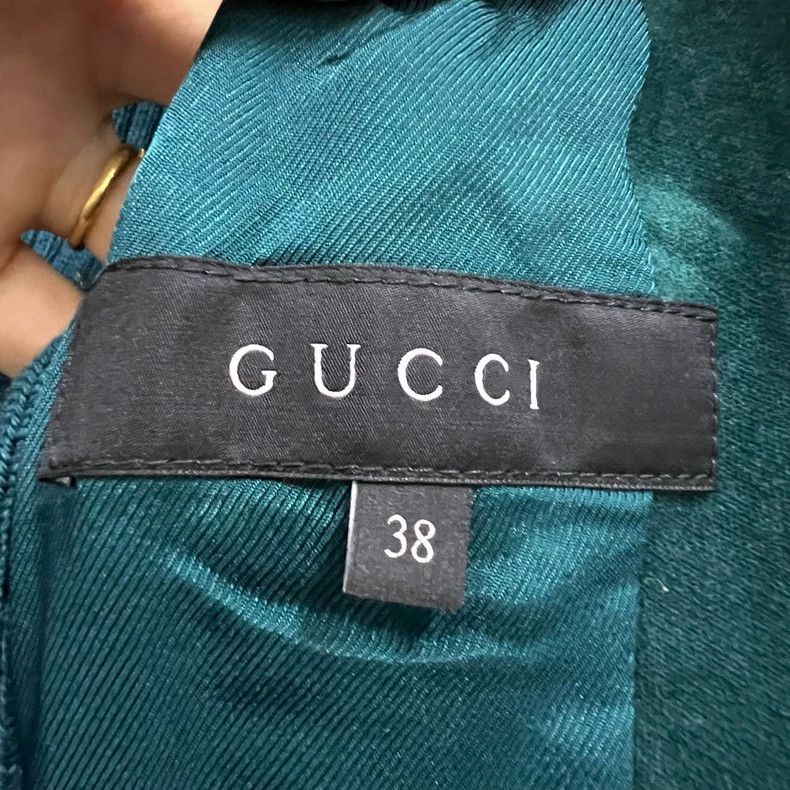 Gucci Gucci Green velvet slim suit 2502-Nextarrow Size 38R - 3 Thumbnail